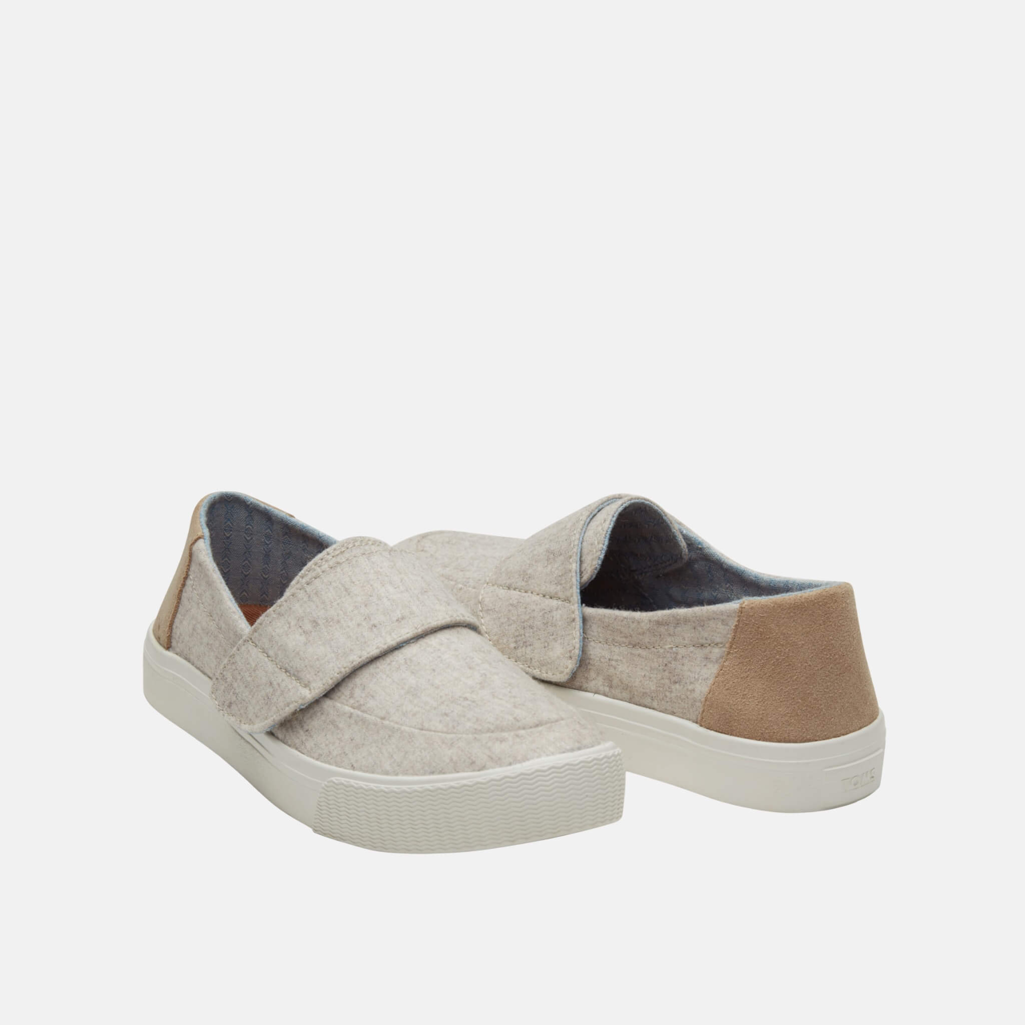 Krémové dámske vlnené TOMS Altair Slip-on