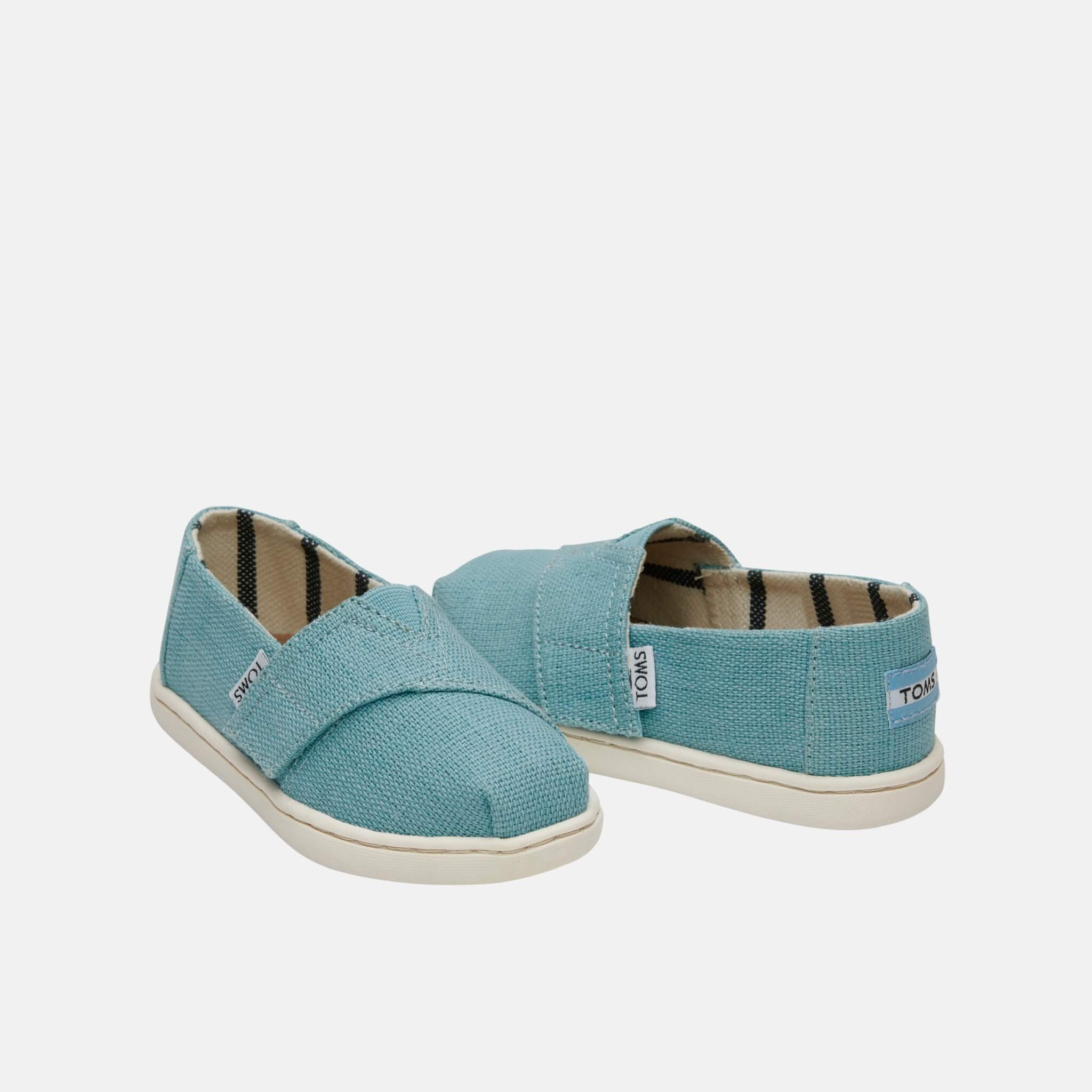 Detské světlo modré TOMS Venice Collection Tiny Alpargata