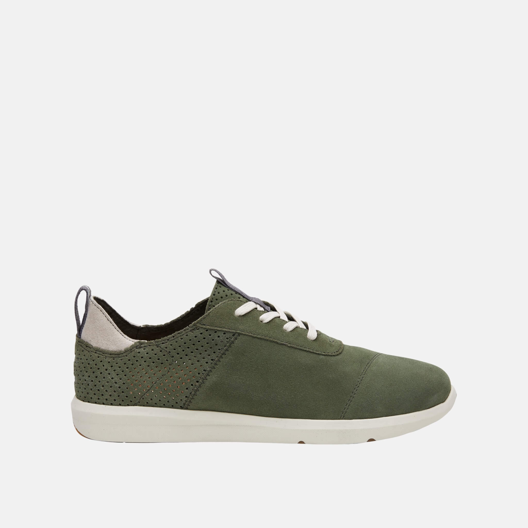 Pánske zelené tenisky TOMS Suede Cabrillo