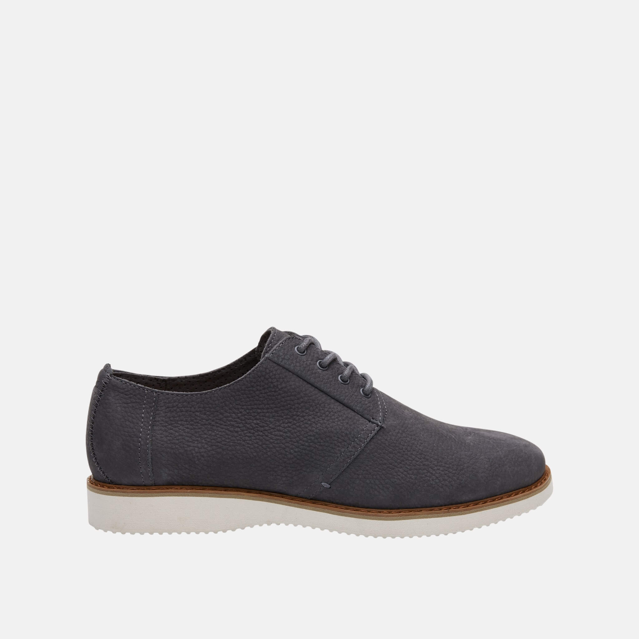 Pánske šedomodré poltopánky TOMS Nubuck Preston