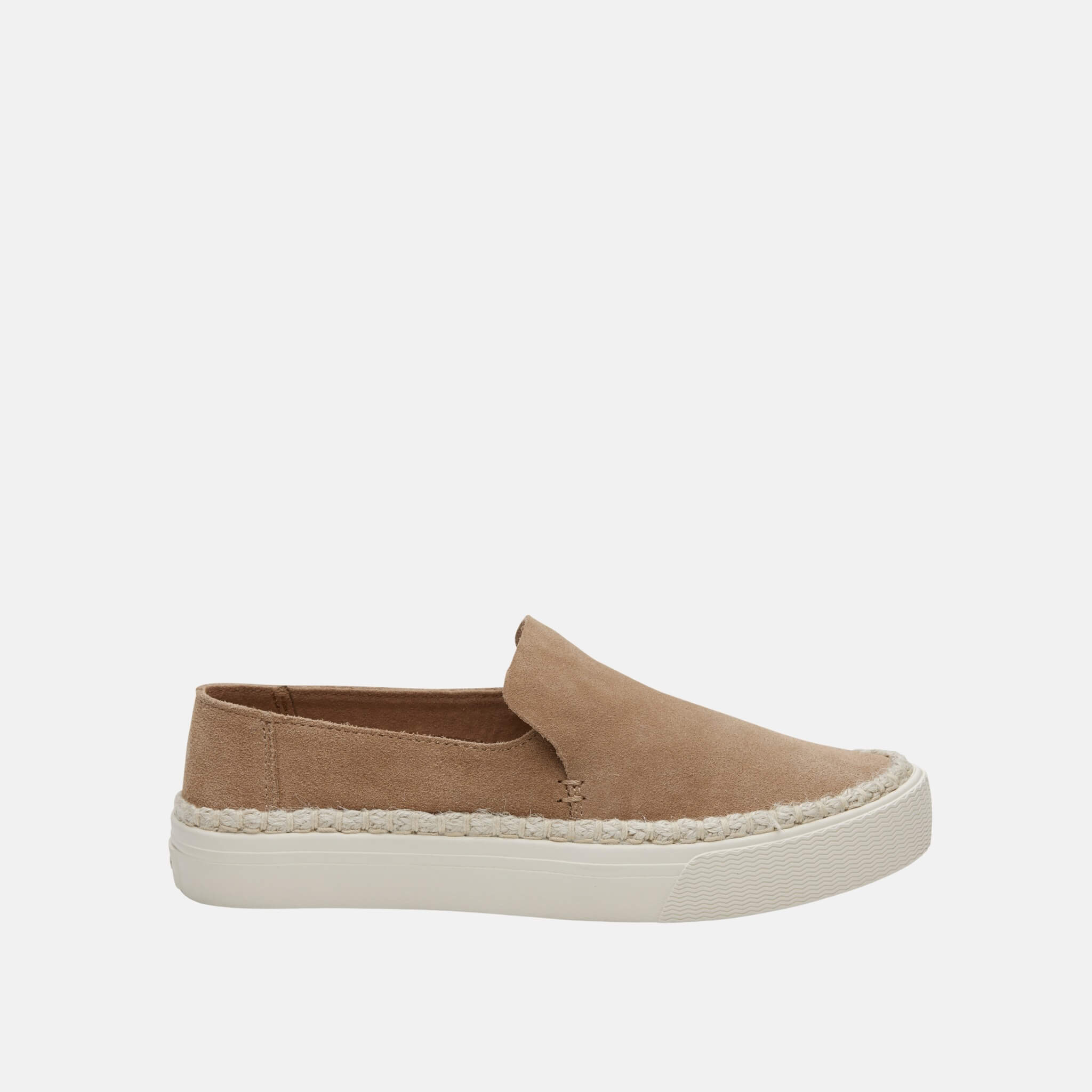 Dámske hnedé slip-ony TOMS Suede Sunset