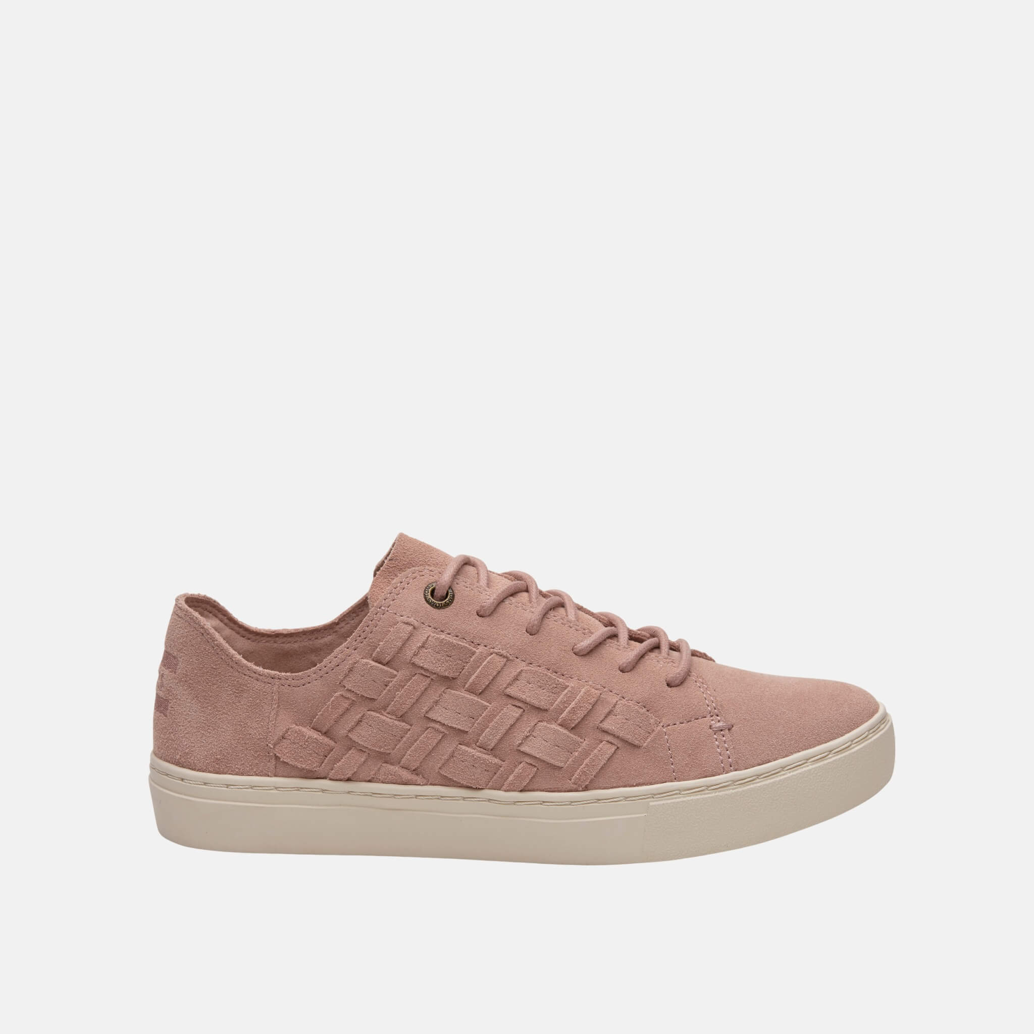 Dámske ružové tenisky TOMS Suede Basketweave Lenox