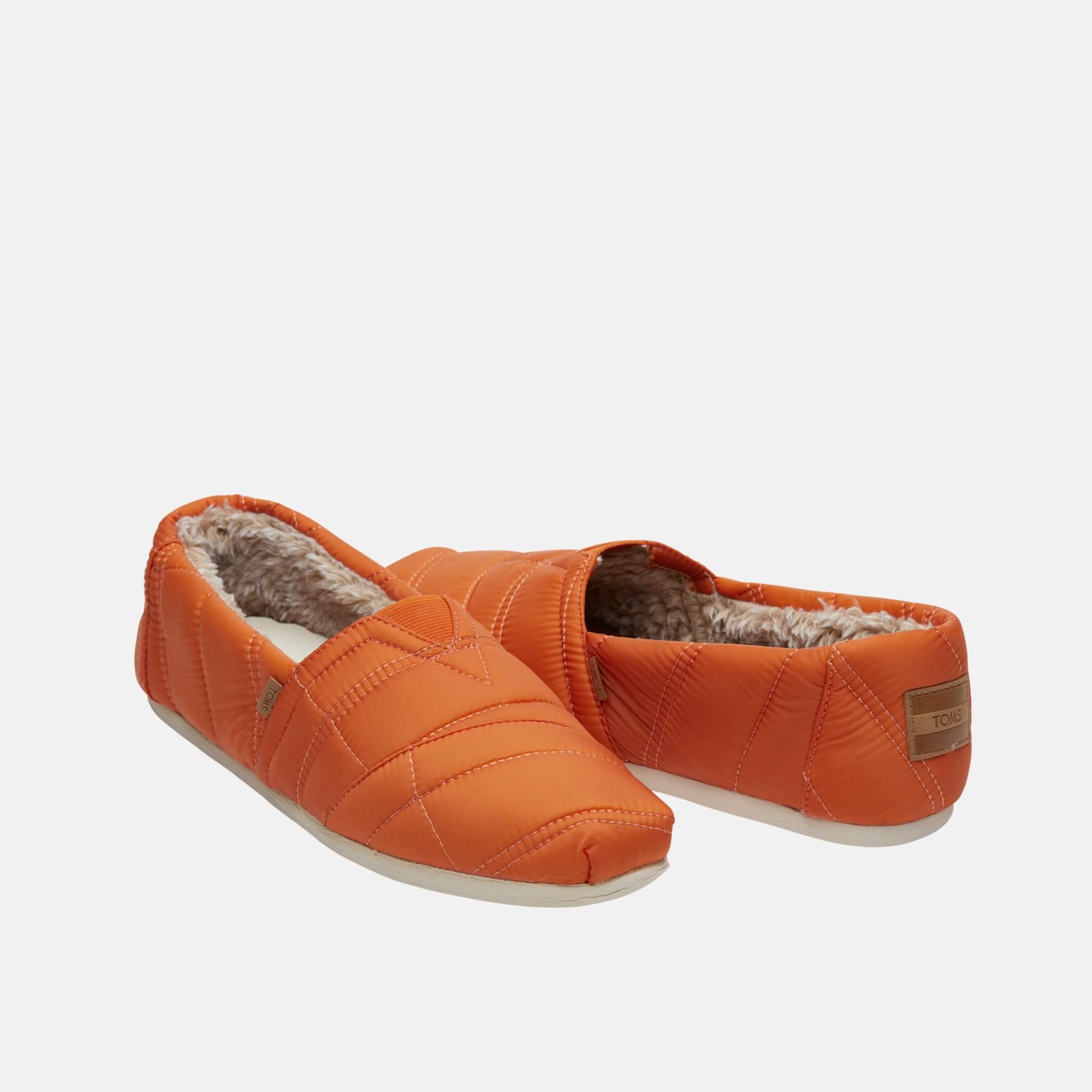 Pánske oranžové TOMS Quilted Venice Collection Alpargata