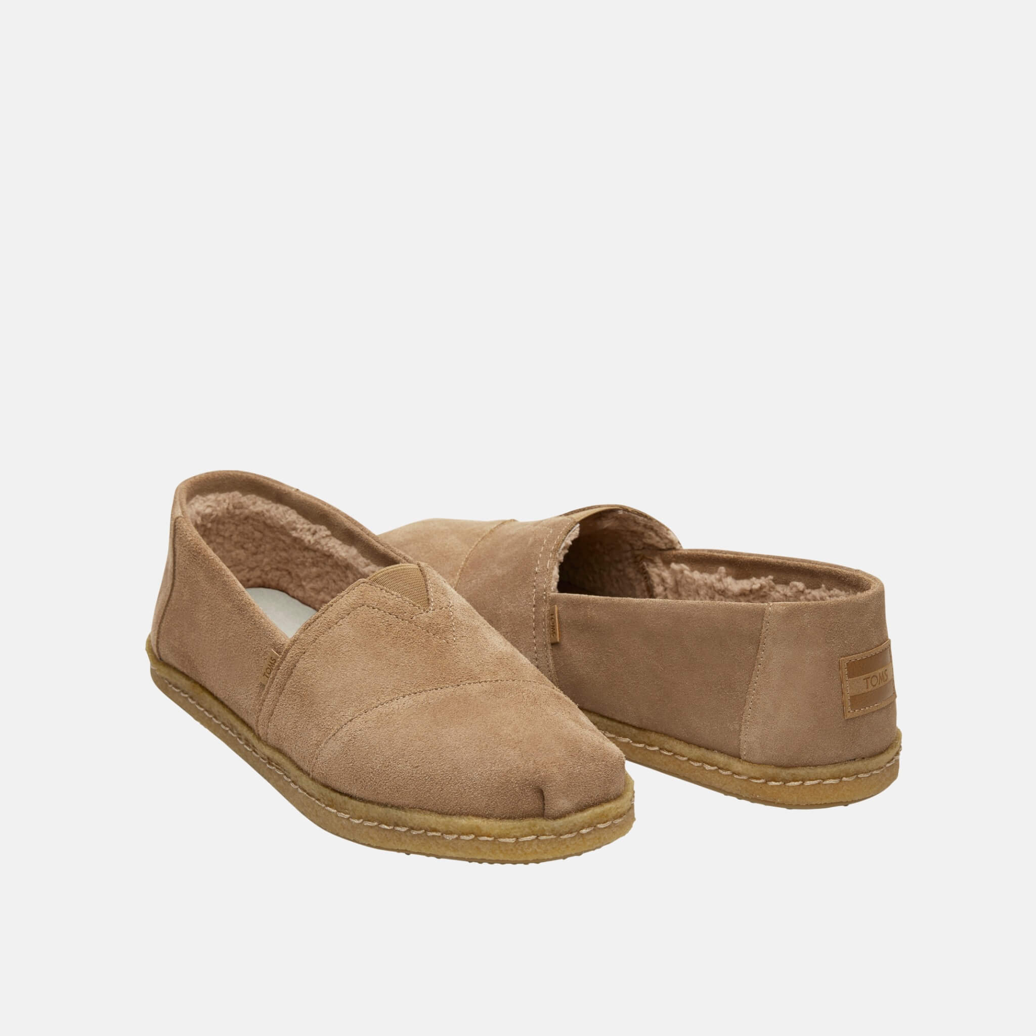 Pánske hnedé TOMS Shearling Venice Collection Alpargata