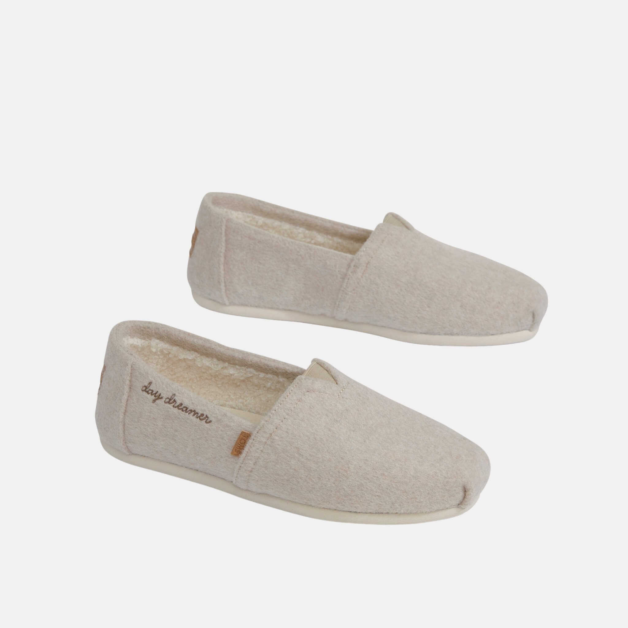 Dámske béžové TOMS Felt Venice Collection Alpargata