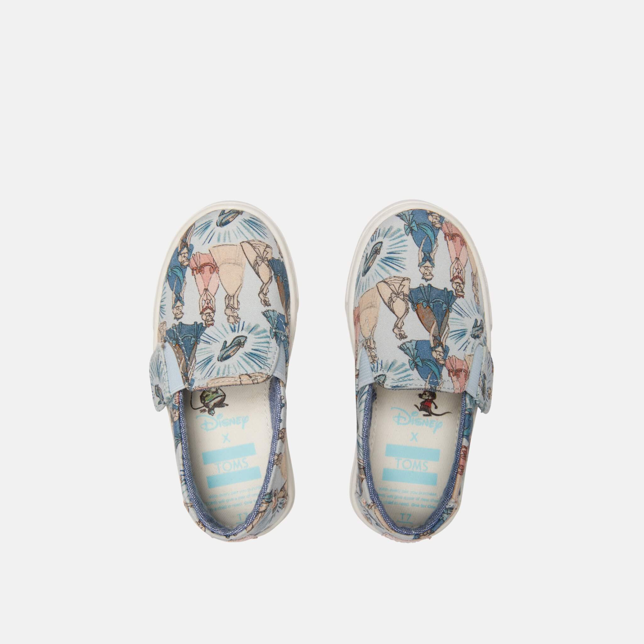 Detské slipony TOMS Cinderella Tiny Luca