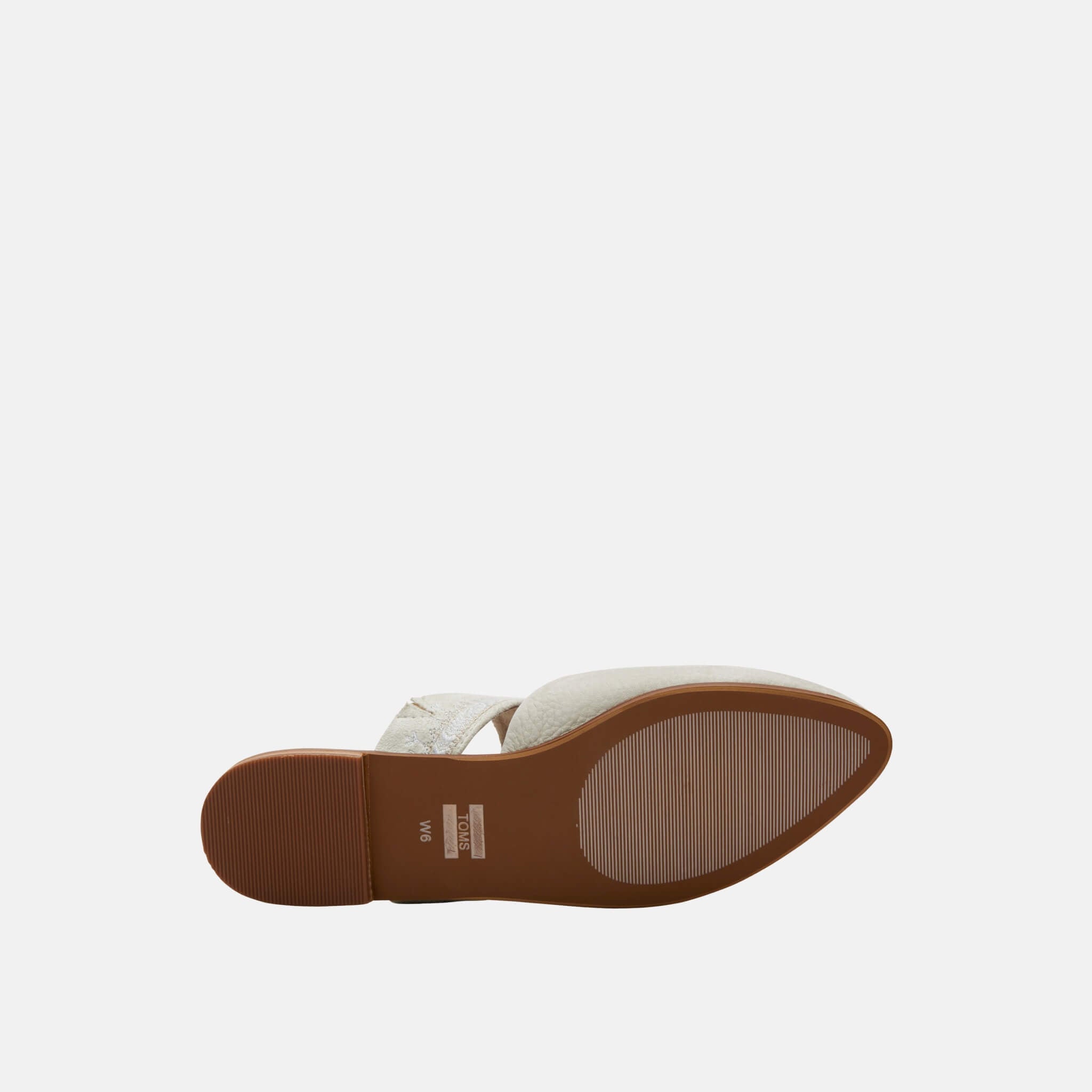 Dámske béžové šľapky TOMS Off White Nubuck Jutti Mule