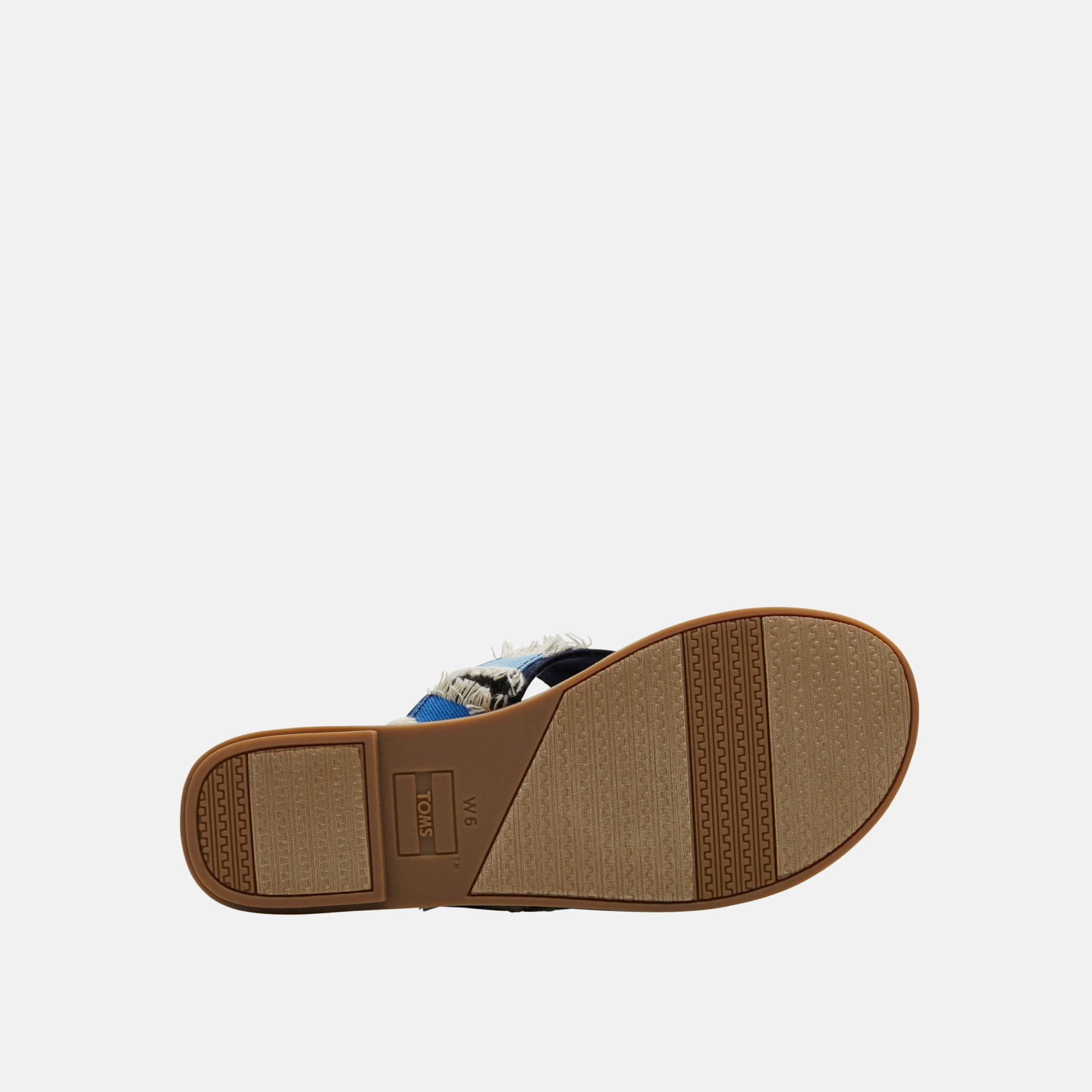 Dámske modré šľapky TOMS Navy Denim Viv Sandals