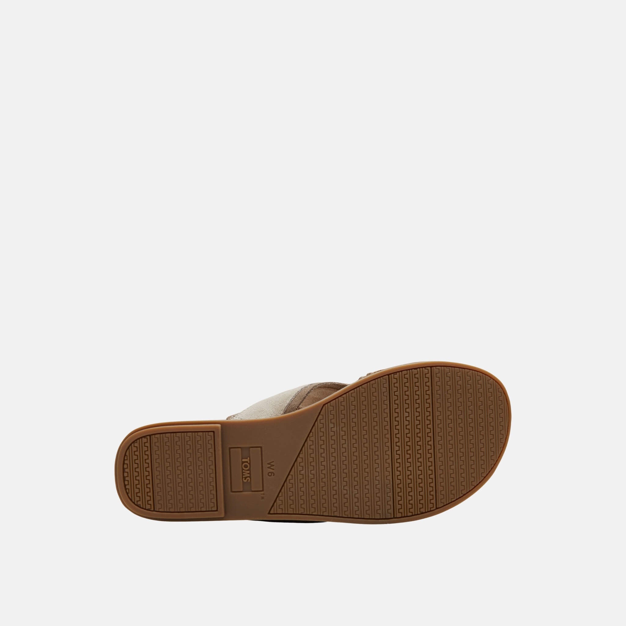 Dámske hnedé šľapky TOMS Suede Val Sandals