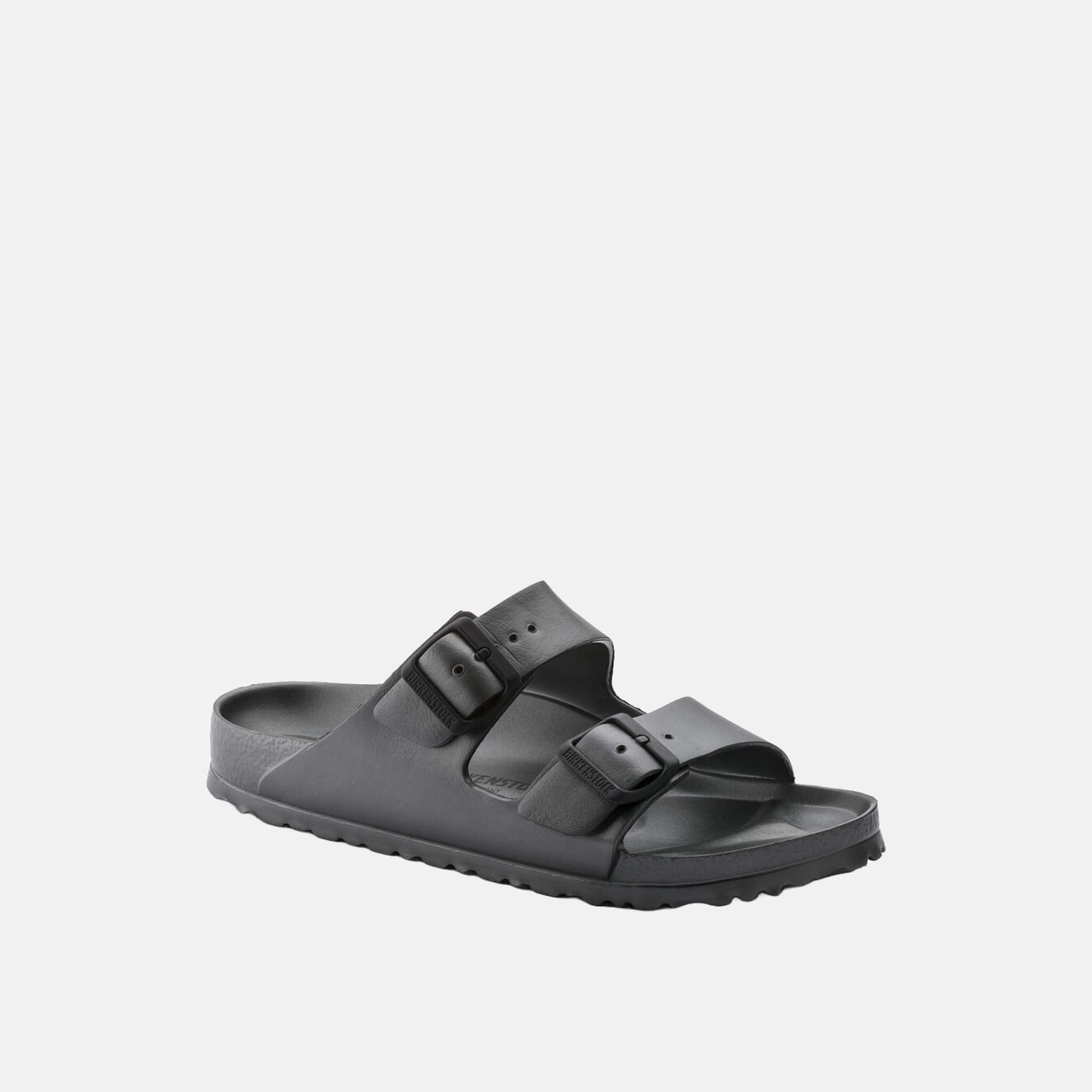 Antracitové narrow šľapky Birkenstock Arizona EVA