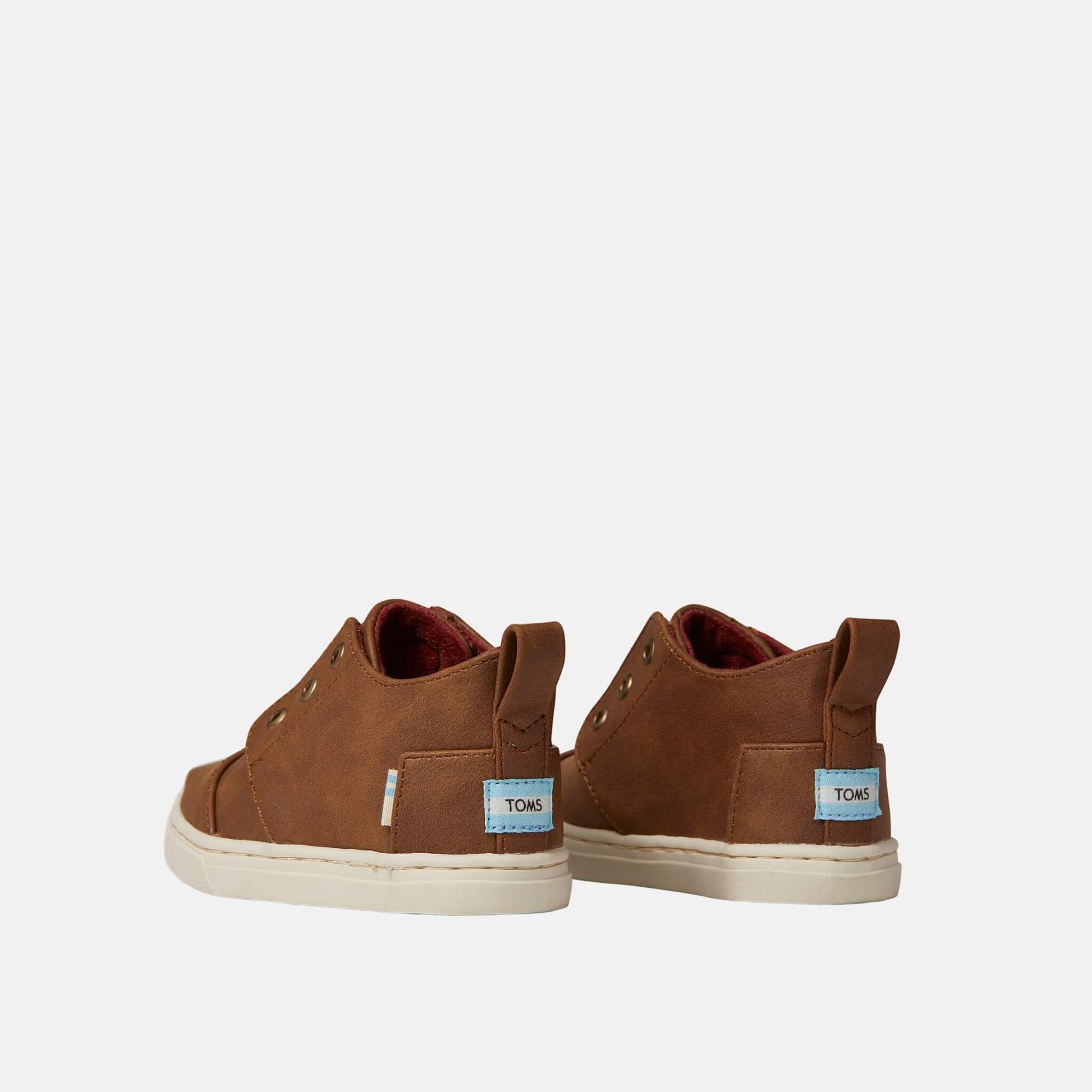 Detské hnedé tenisky TOMS Tiny Botas Cupsole