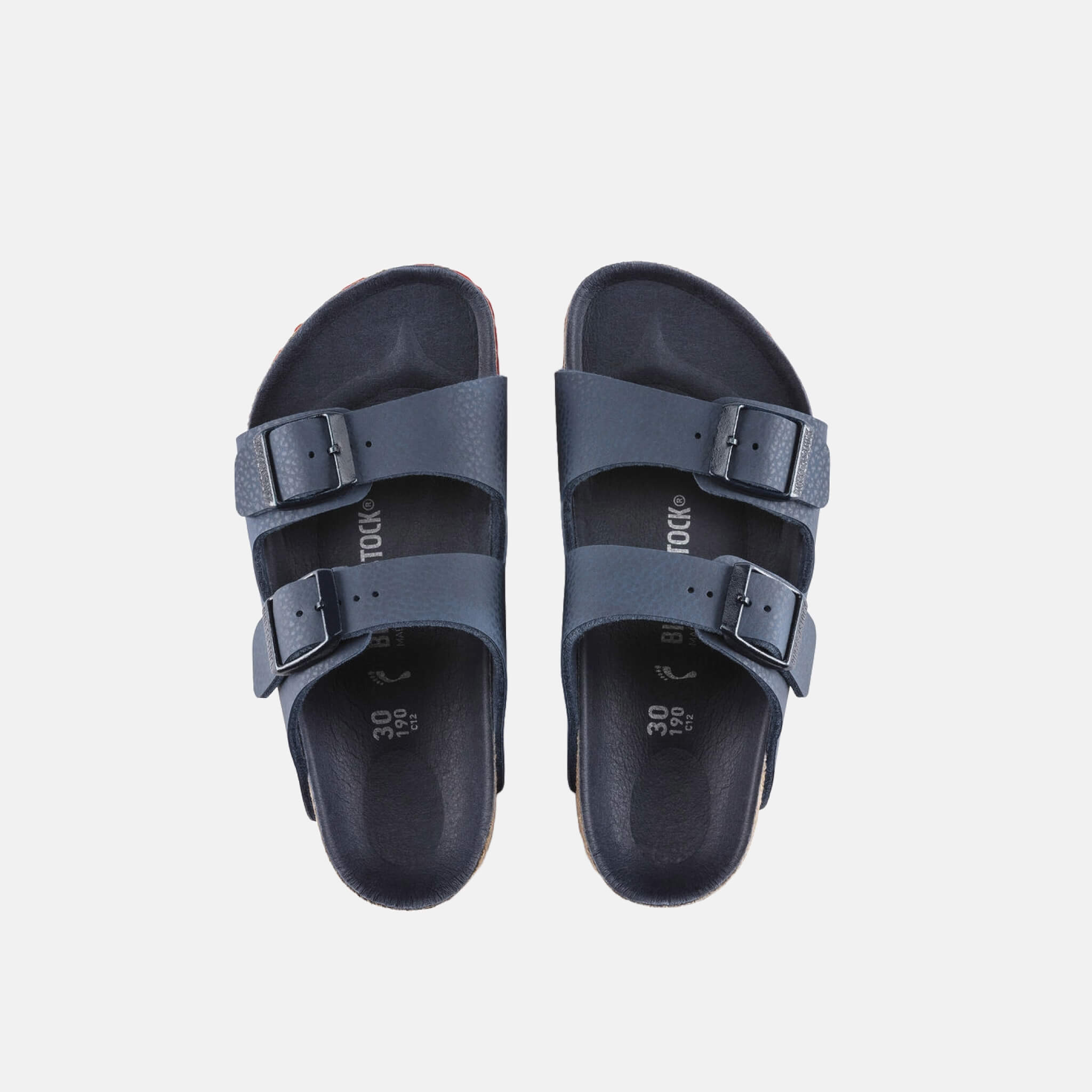 Detské modré Regular šľapky Birkenstock Arizona Birko-Flor