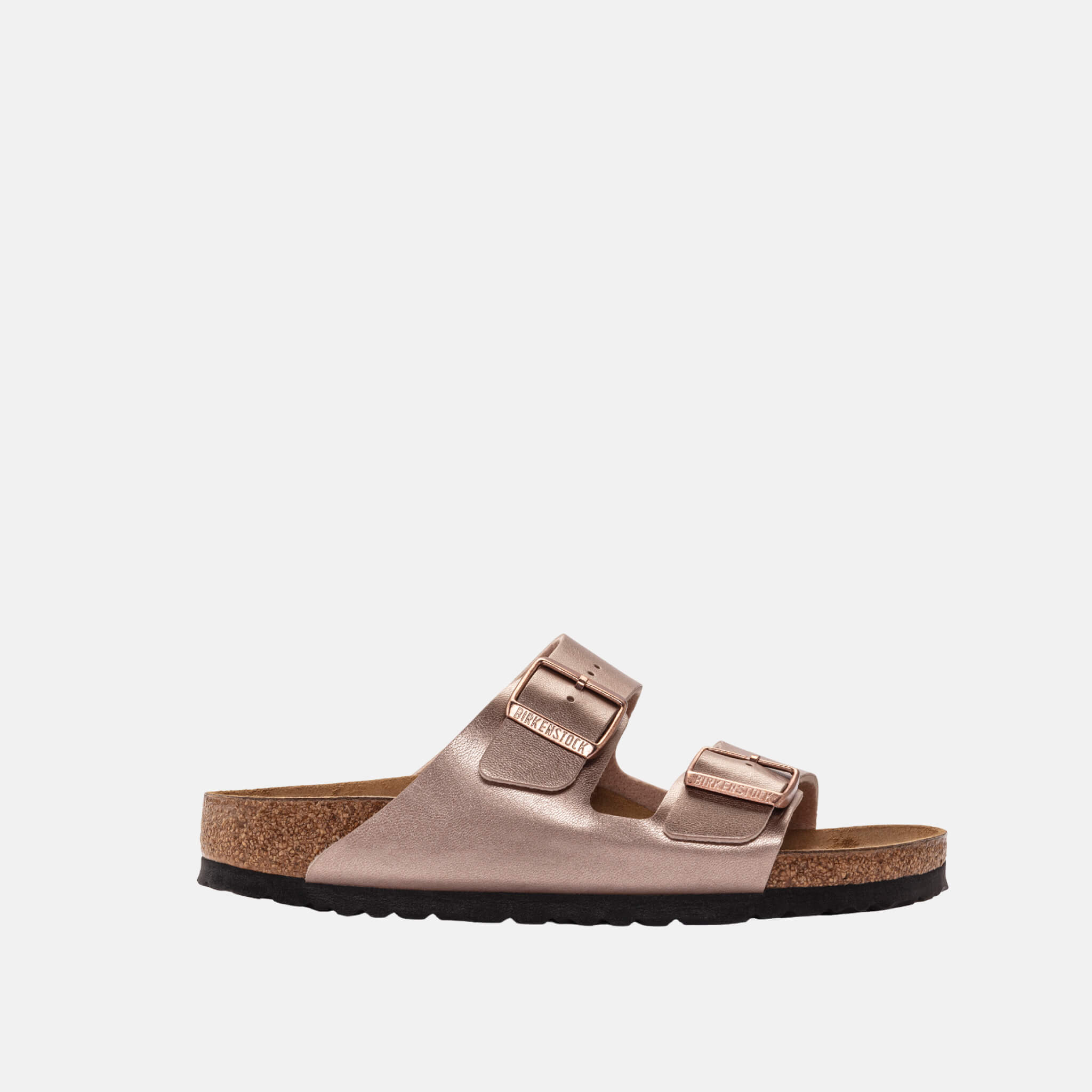 Medené Regular Šľapky Birkenstock Arizona Birko-Flor