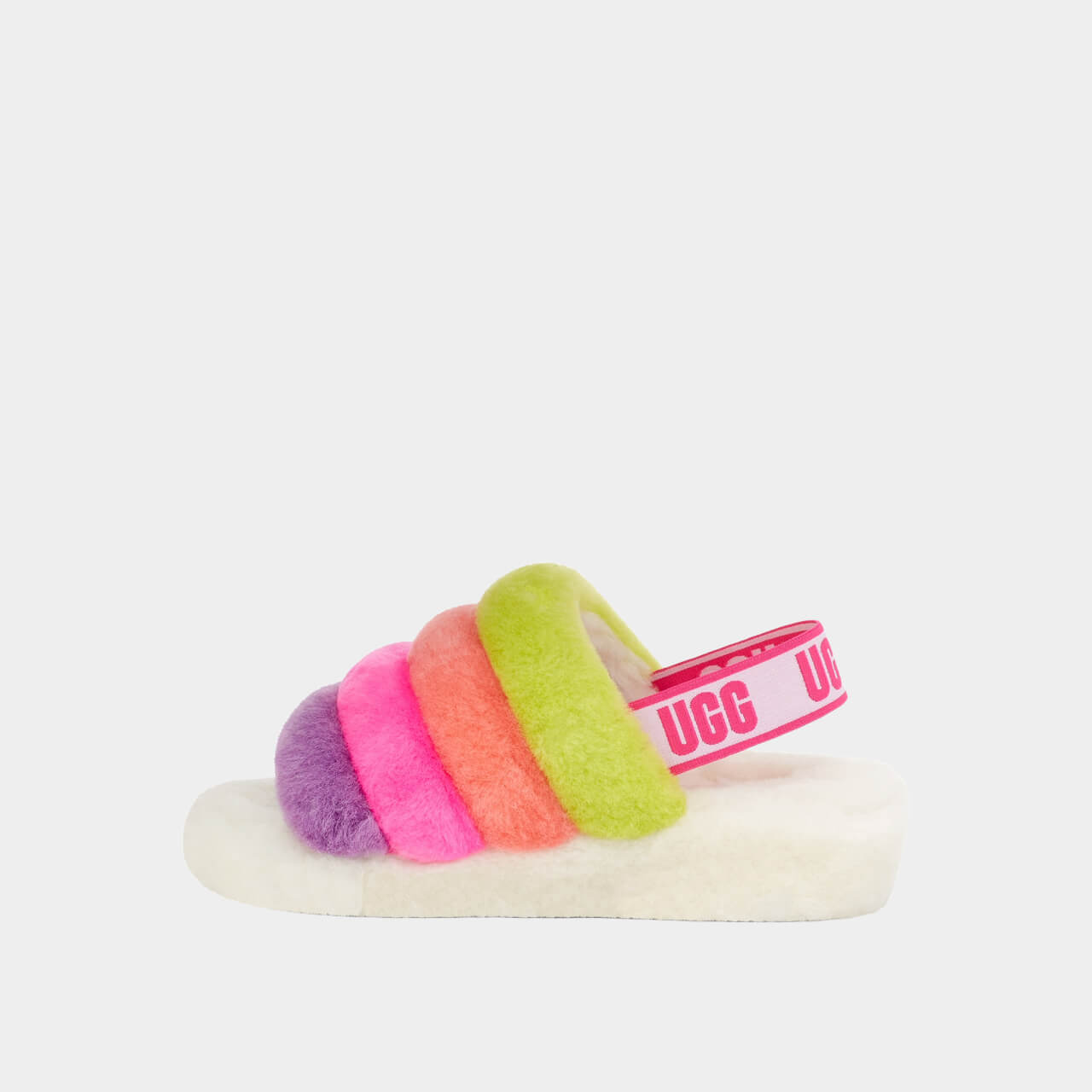 UGG Fluff Yeah Slide White Multi