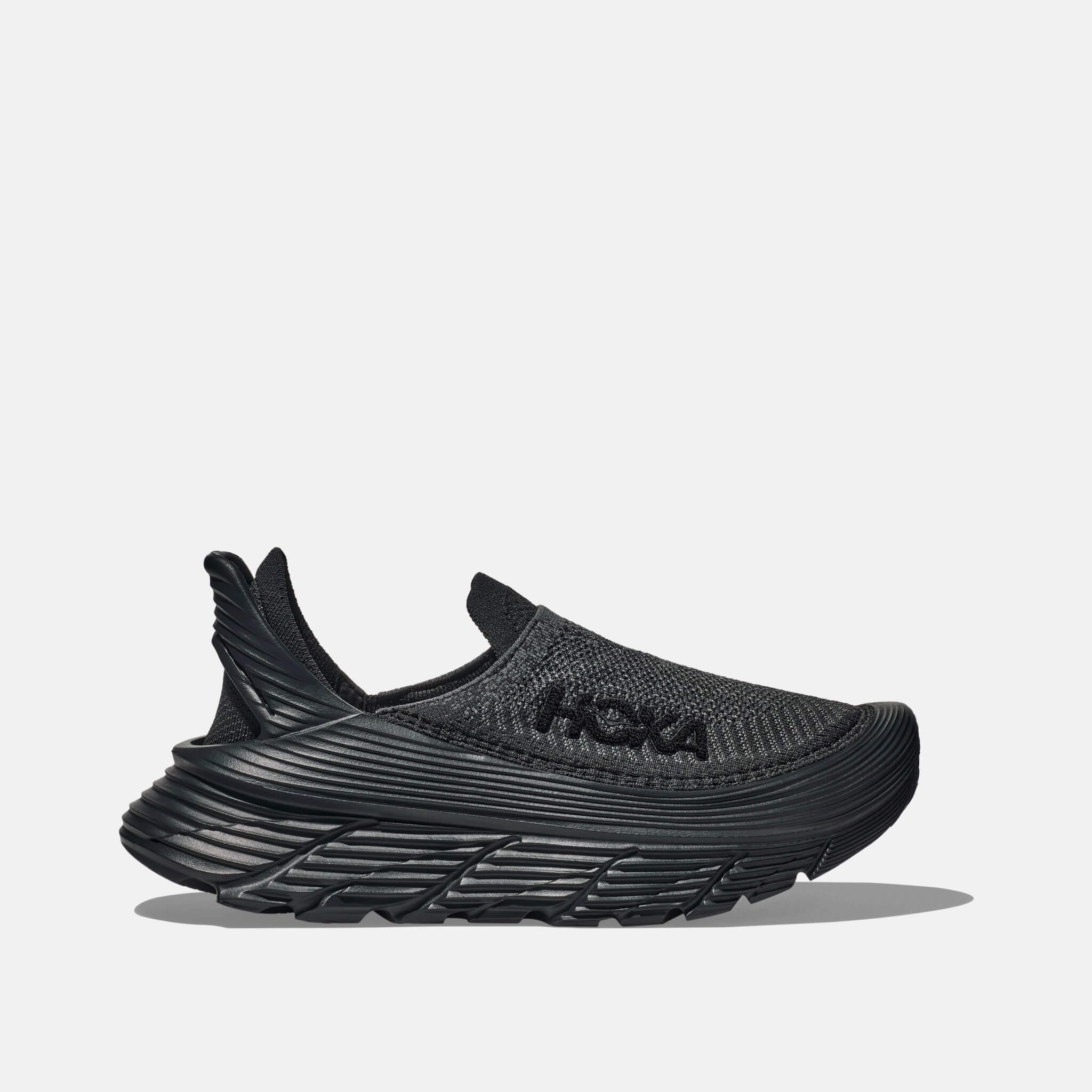 Unisex černé slip-on Hoka Restore TC