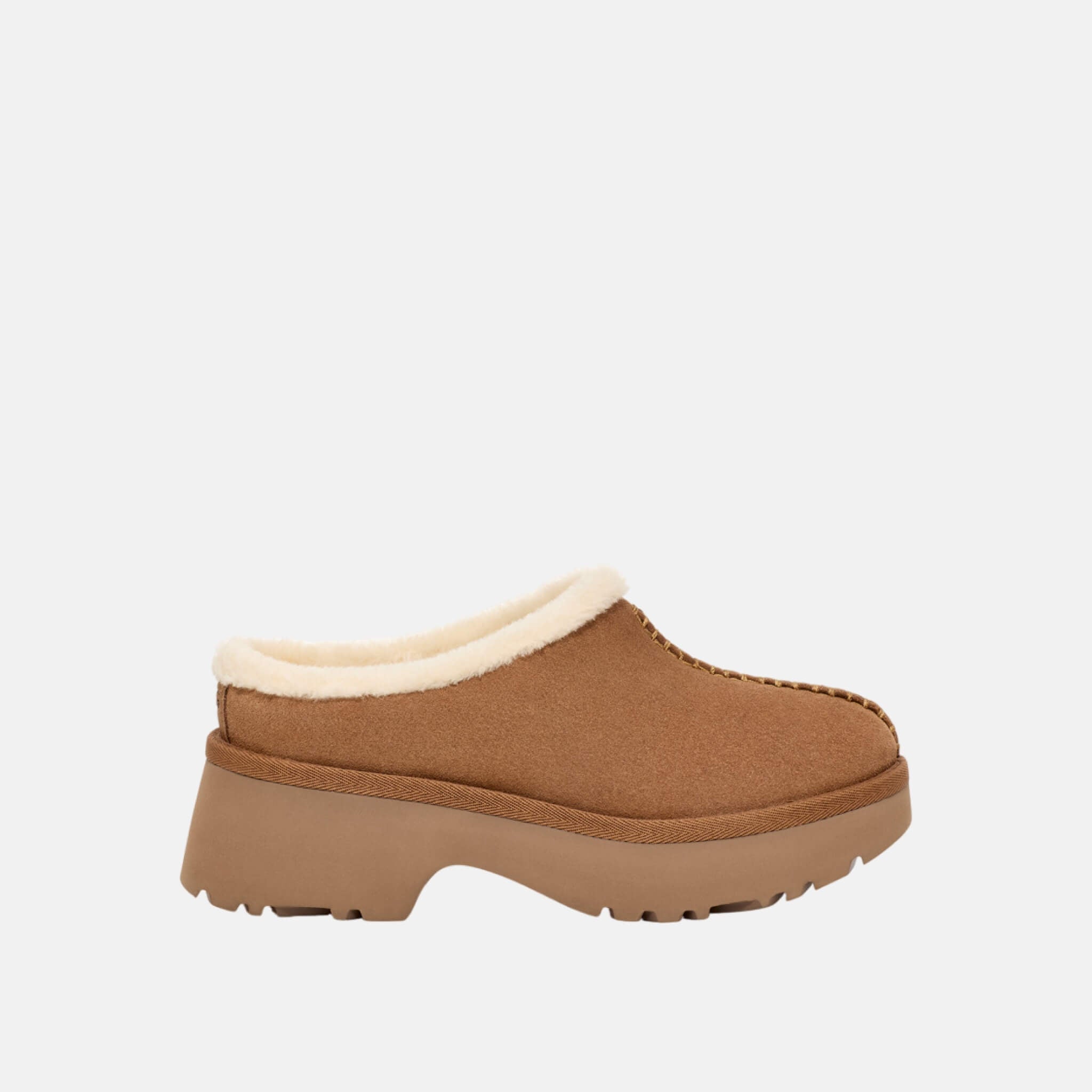 Topánky UGG New Heights Cozy Clog Chestnut