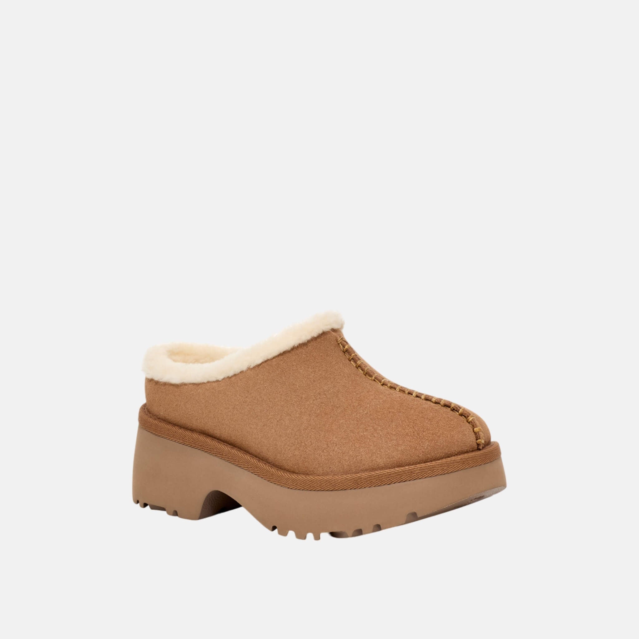 Topánky UGG New Heights Cozy Clog Chestnut