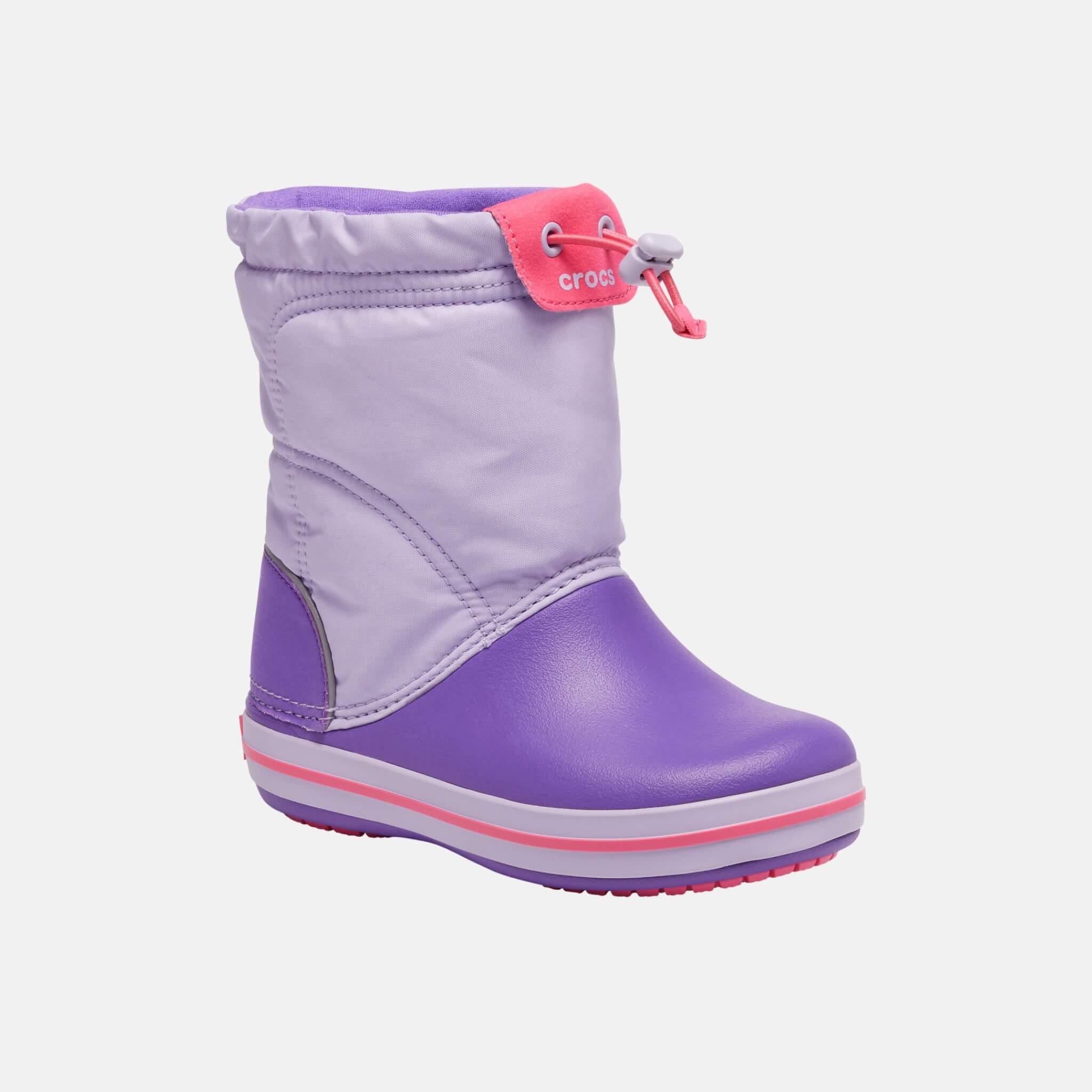 Crocband LodgePoint Boot K Lavender/Neon Purple