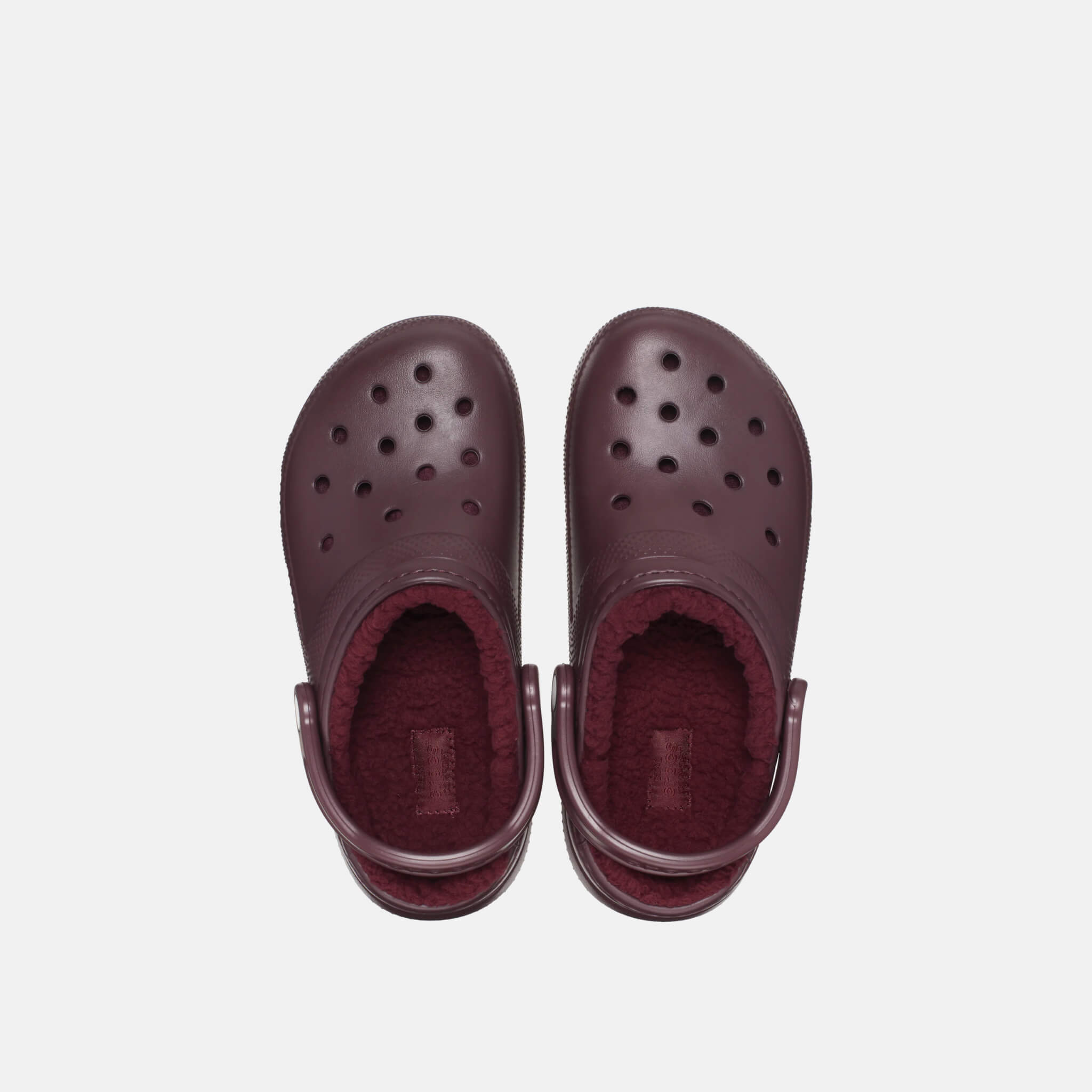 Classic Lined Clog Dark Cherry