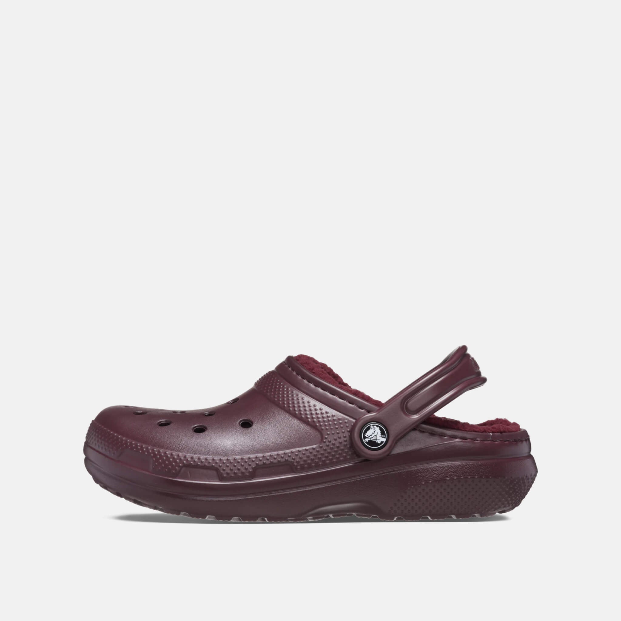 Classic Lined Clog Dark Cherry