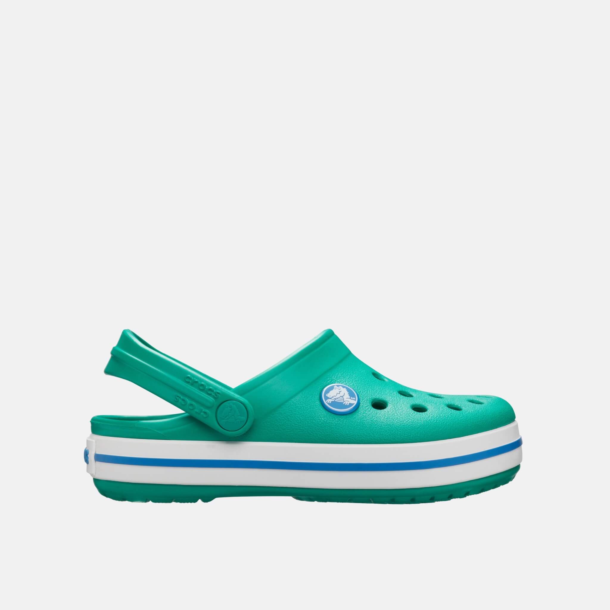 Crocband Clog K Deep Green/Prep Blue