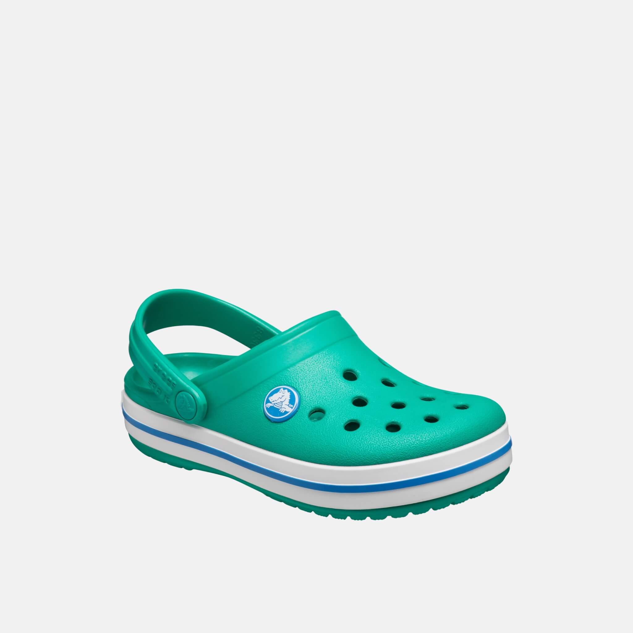 Crocband Clog K Deep Green/Prep Blue