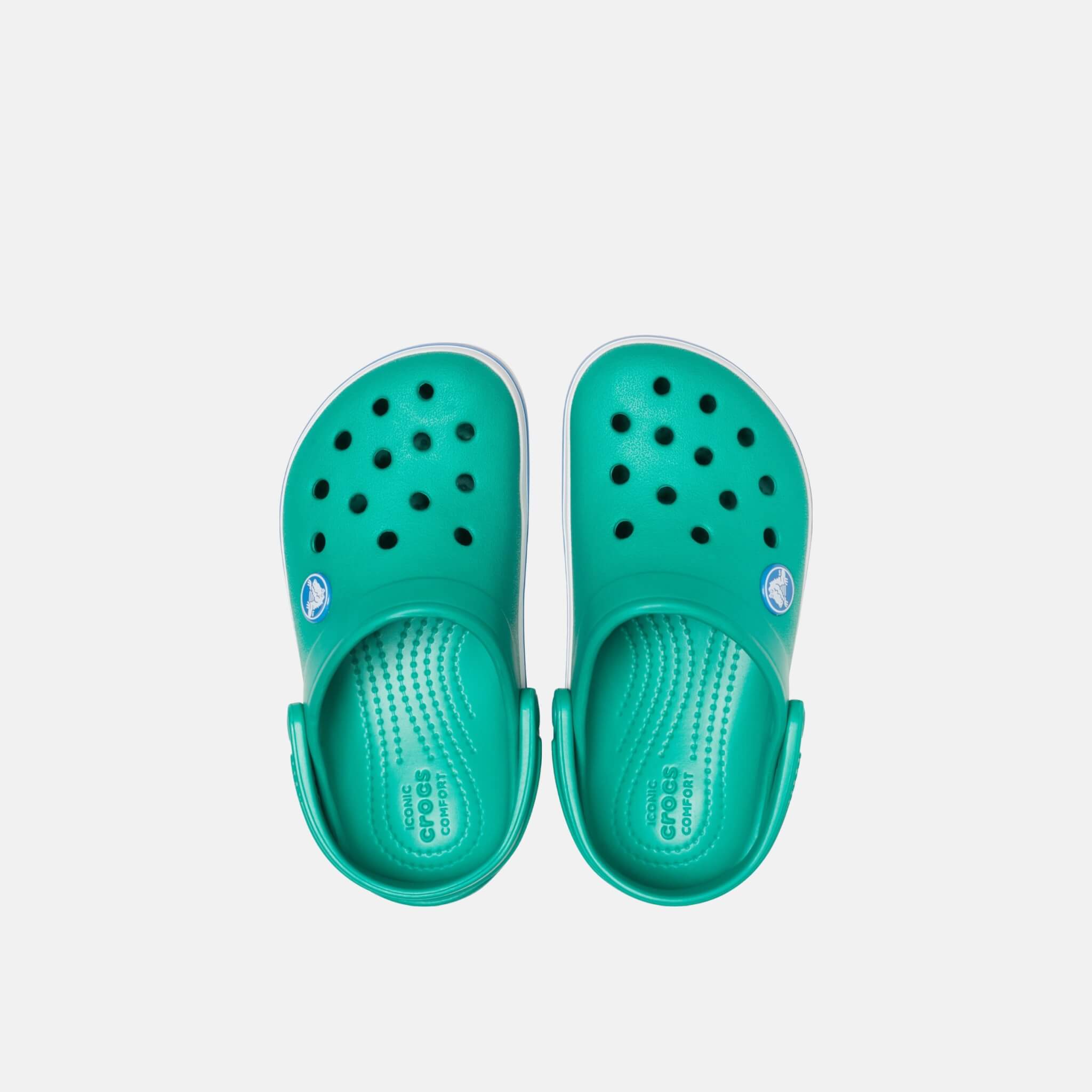 Crocband Clog K Deep Green/Prep Blue