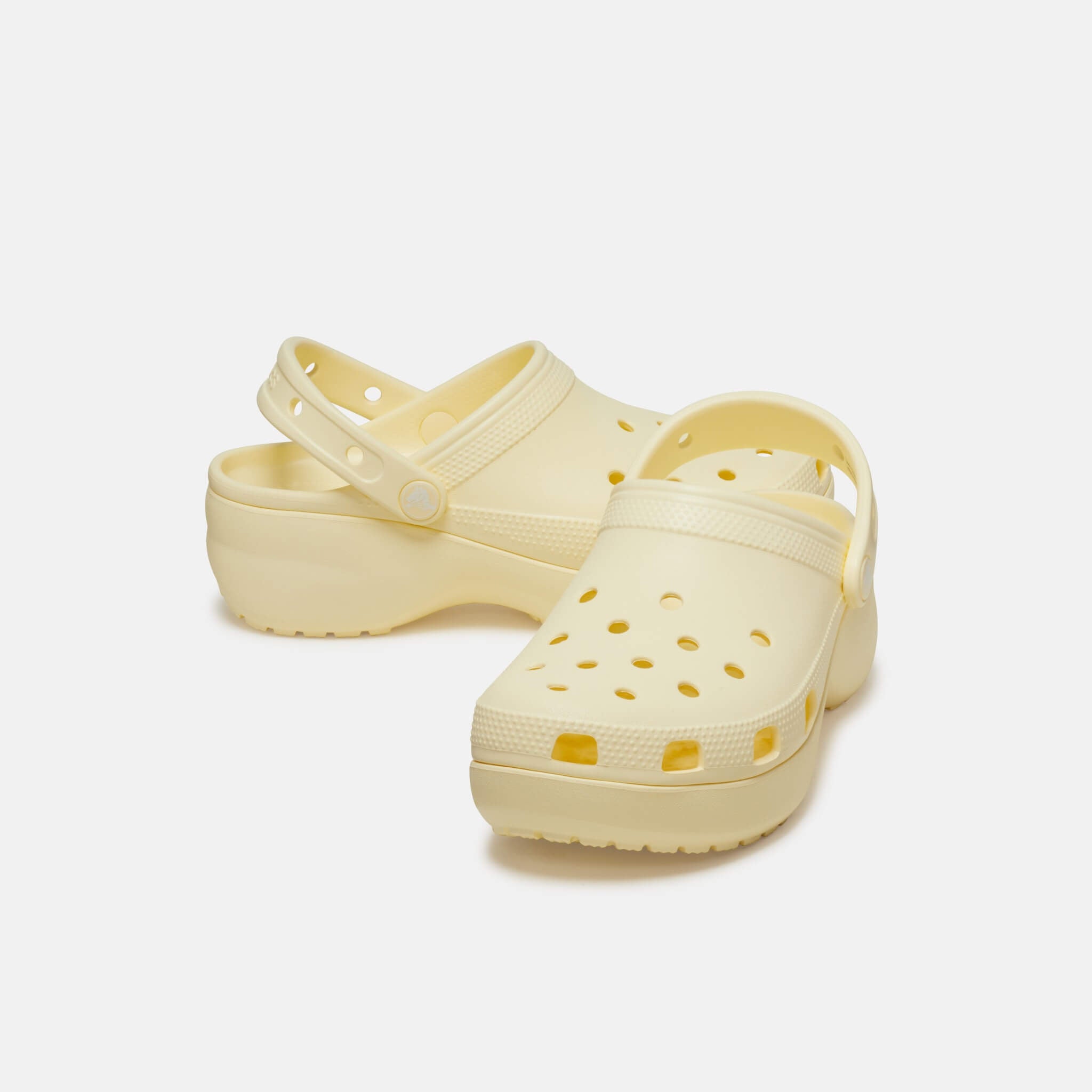 Classic Platform Clog W Buttercream