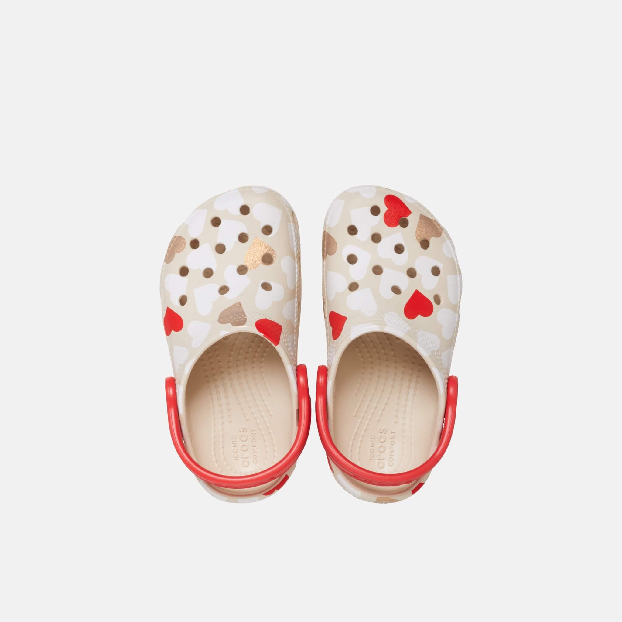 Classic Heart Print Clog T Sandstone/Multi