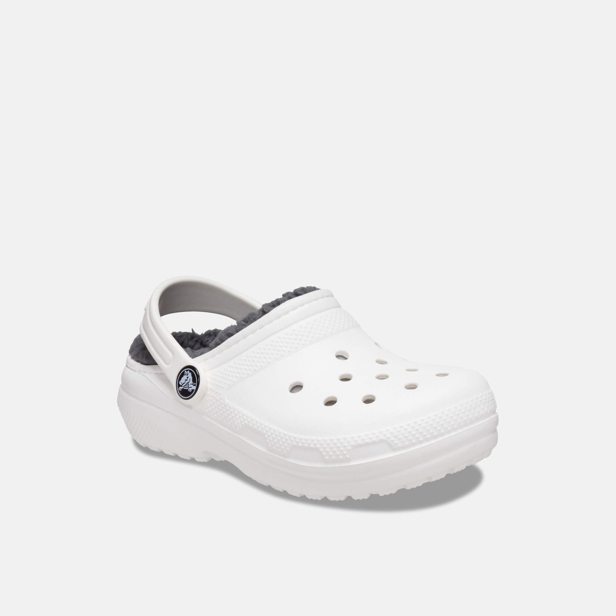 Classic Lined Clog T White/Grey