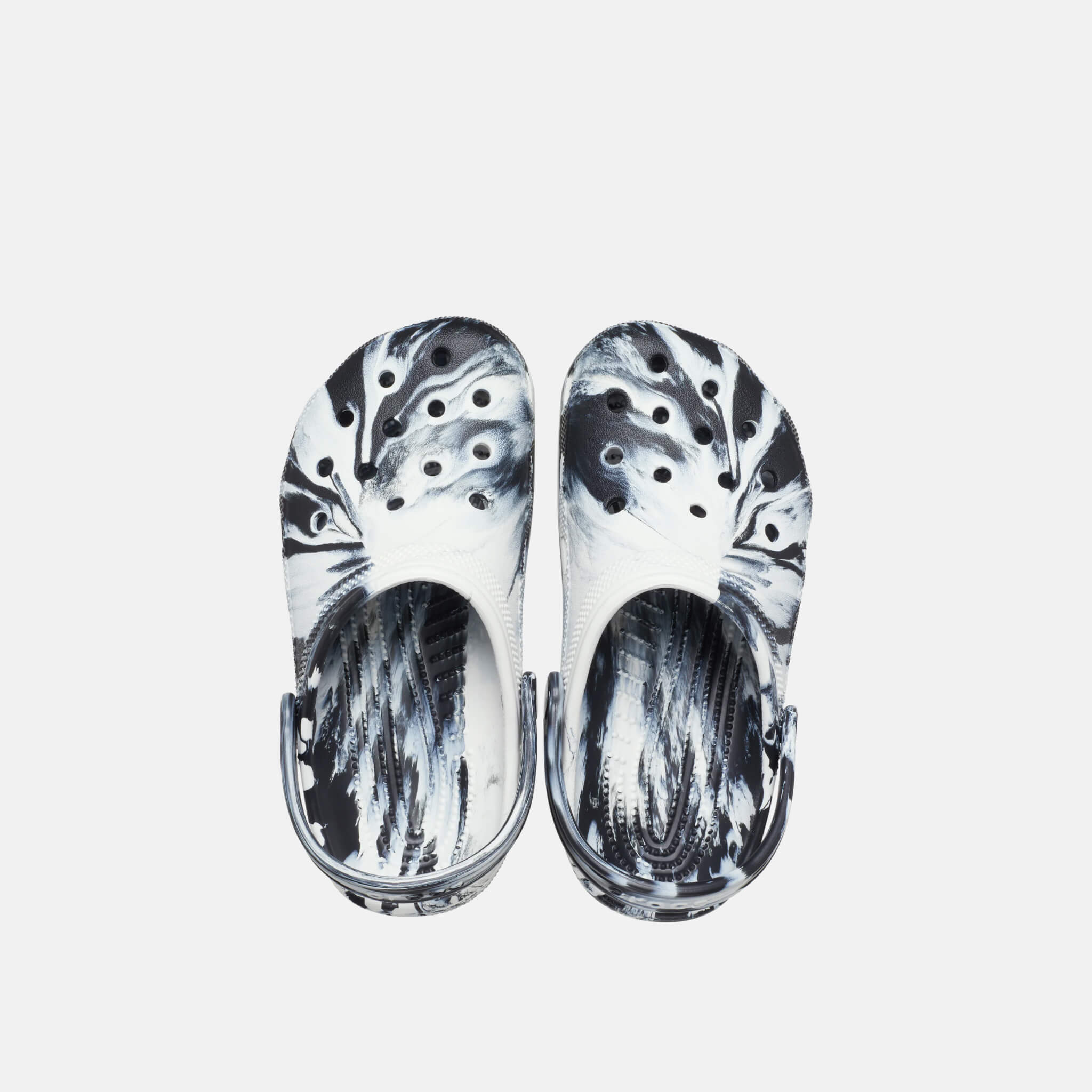 Classic Marbled Clog K Black/White