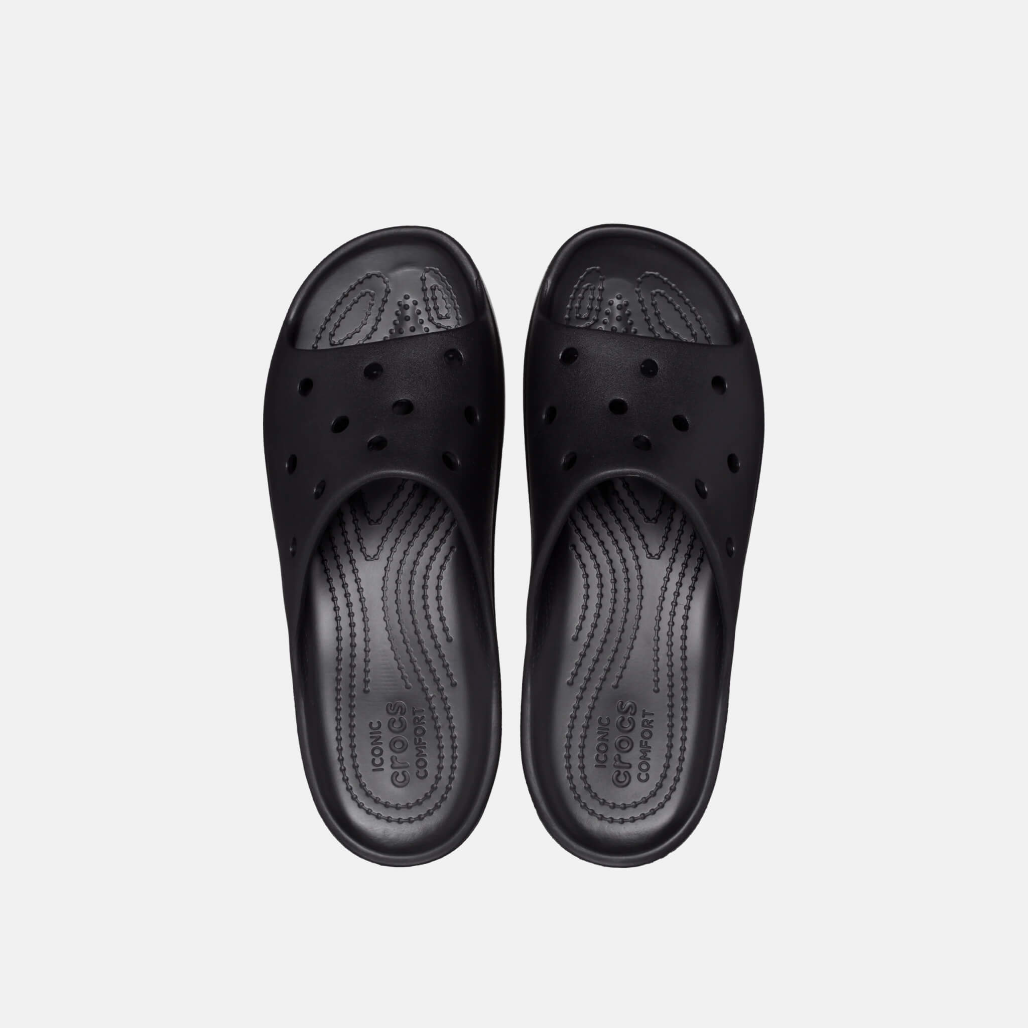 Classic Platform Slide Black