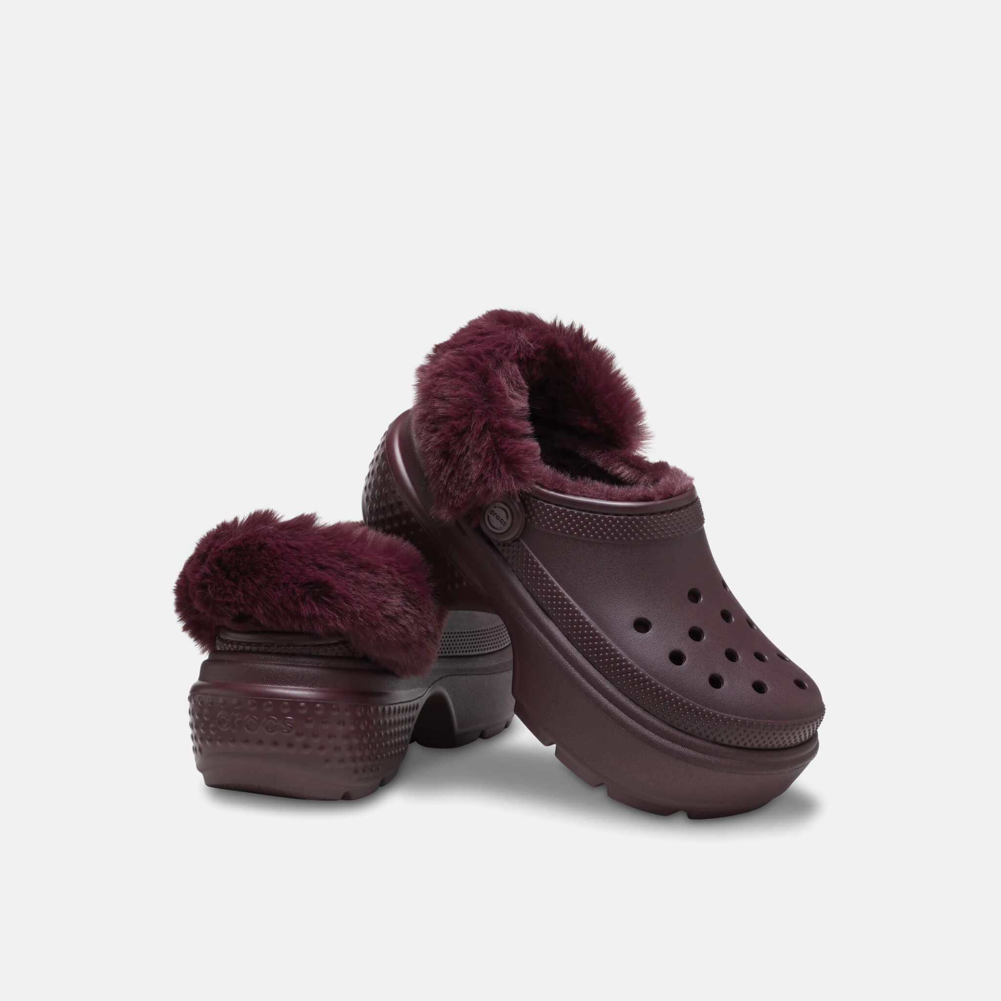 Stomp Lined Clog Dark Cherry