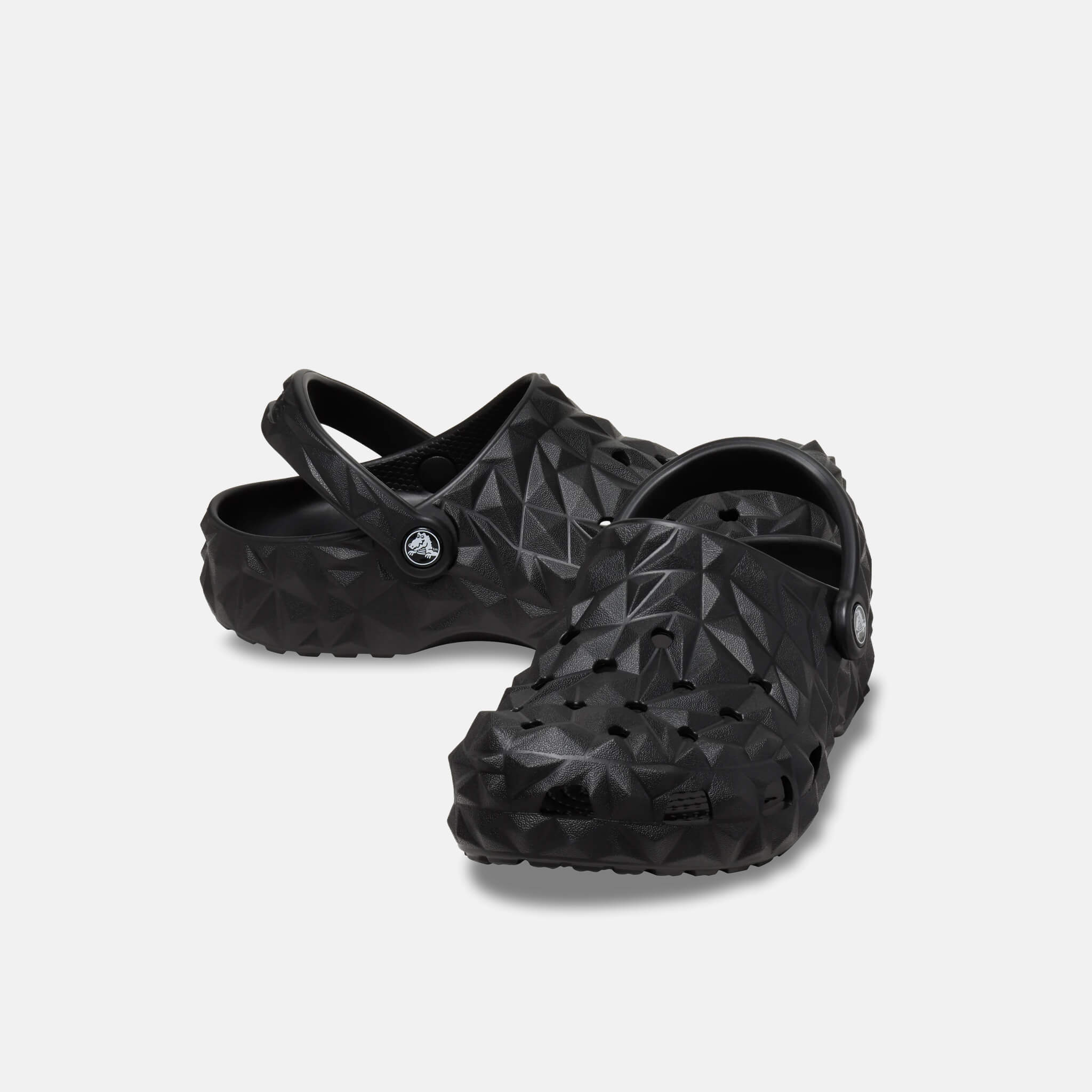 Classic Geometric Clog Black