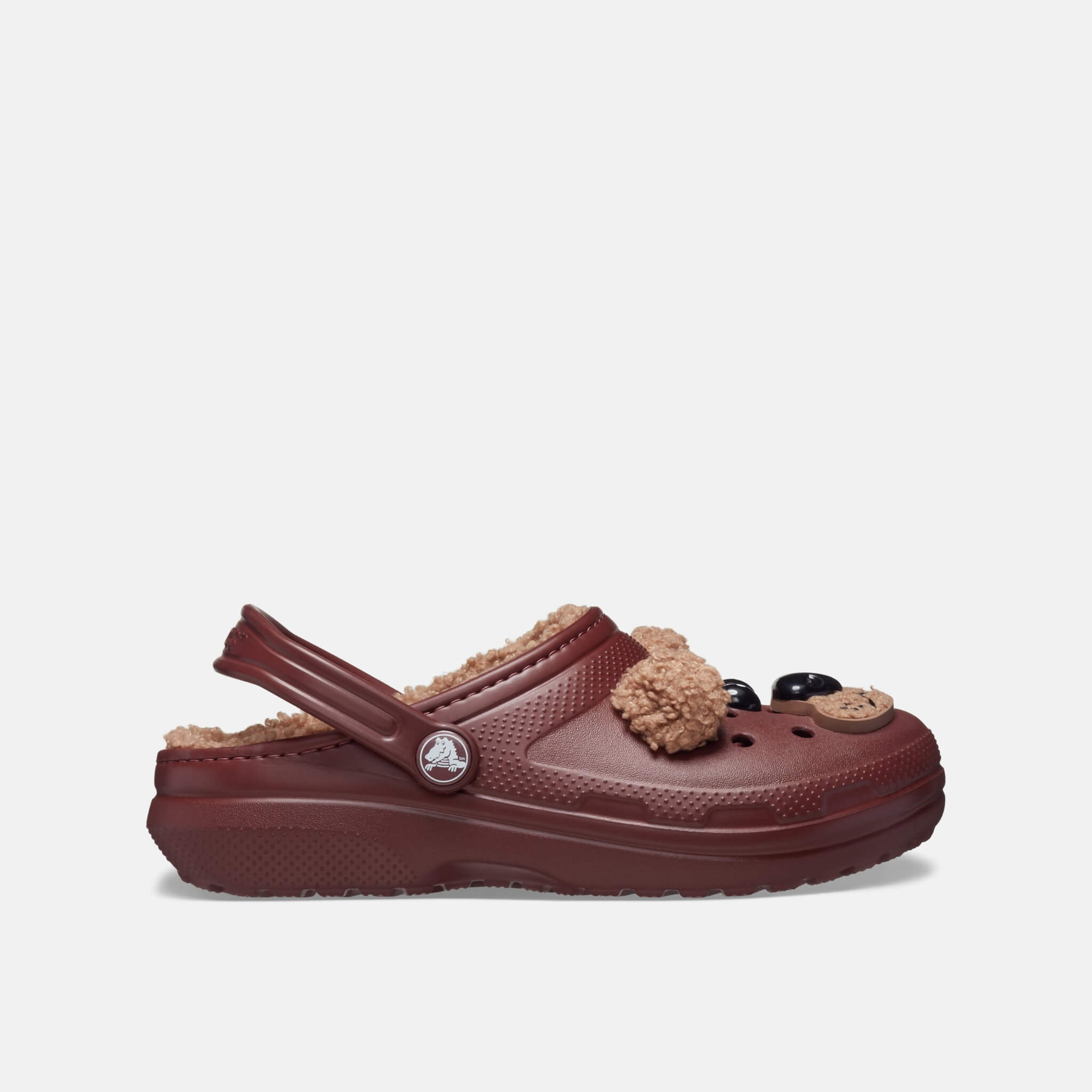 Classic Lined IAM Brown Bear Clog T Dark Clay