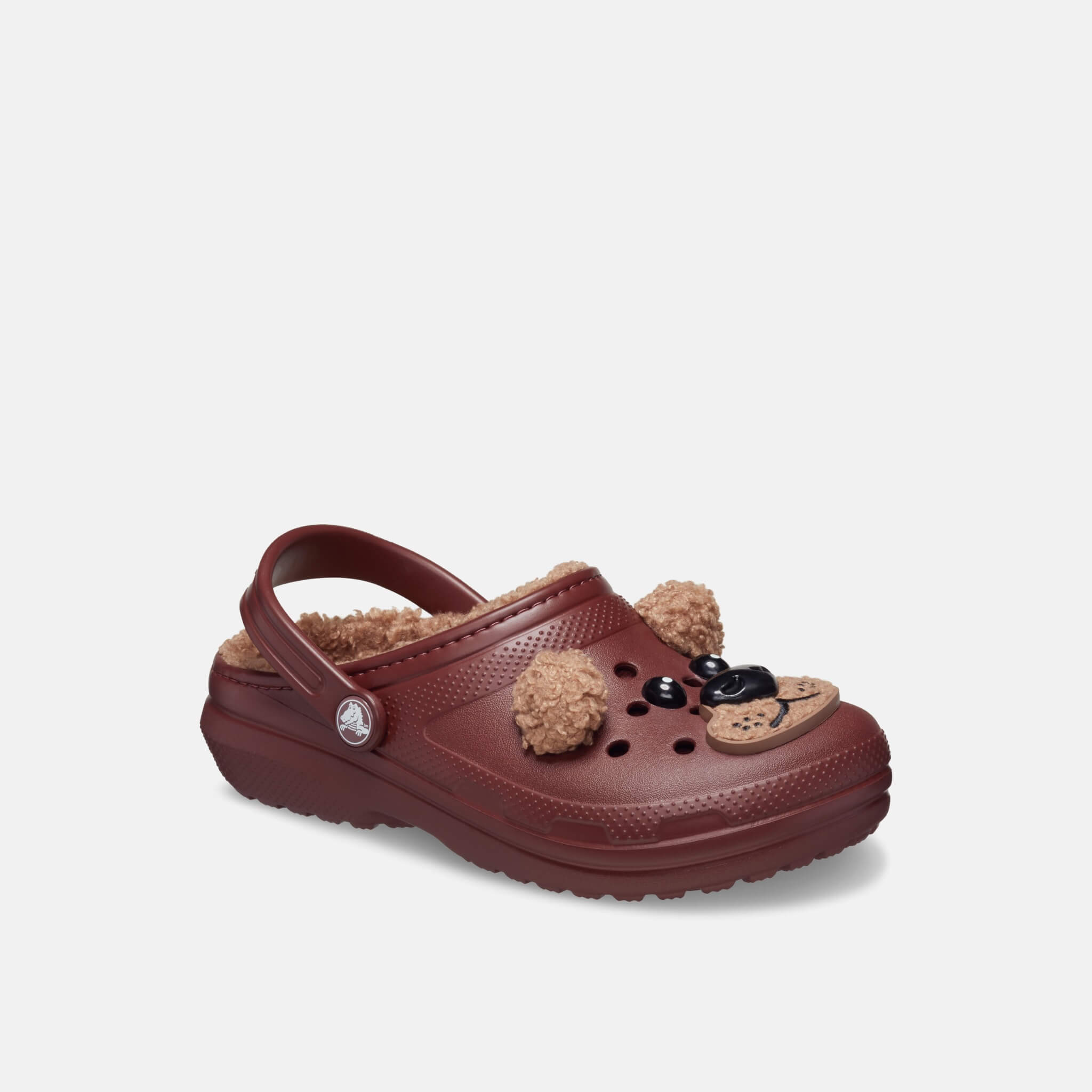 Classic Lined IAM Brown Bear Clog T Dark Clay