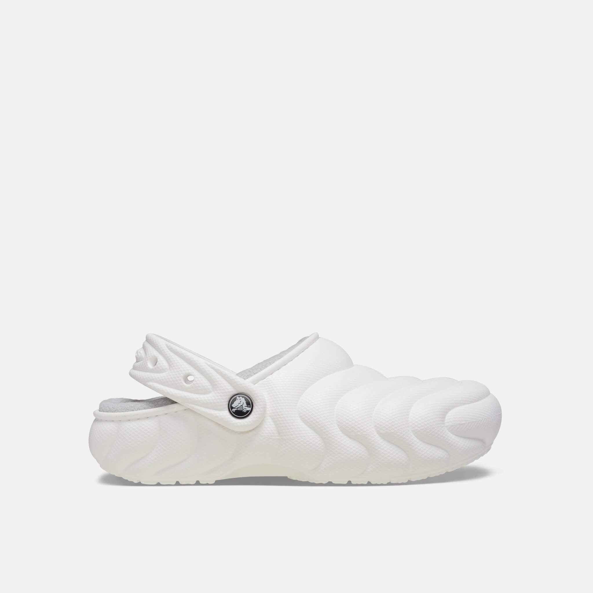 Classic Lined Overpuff Clog White