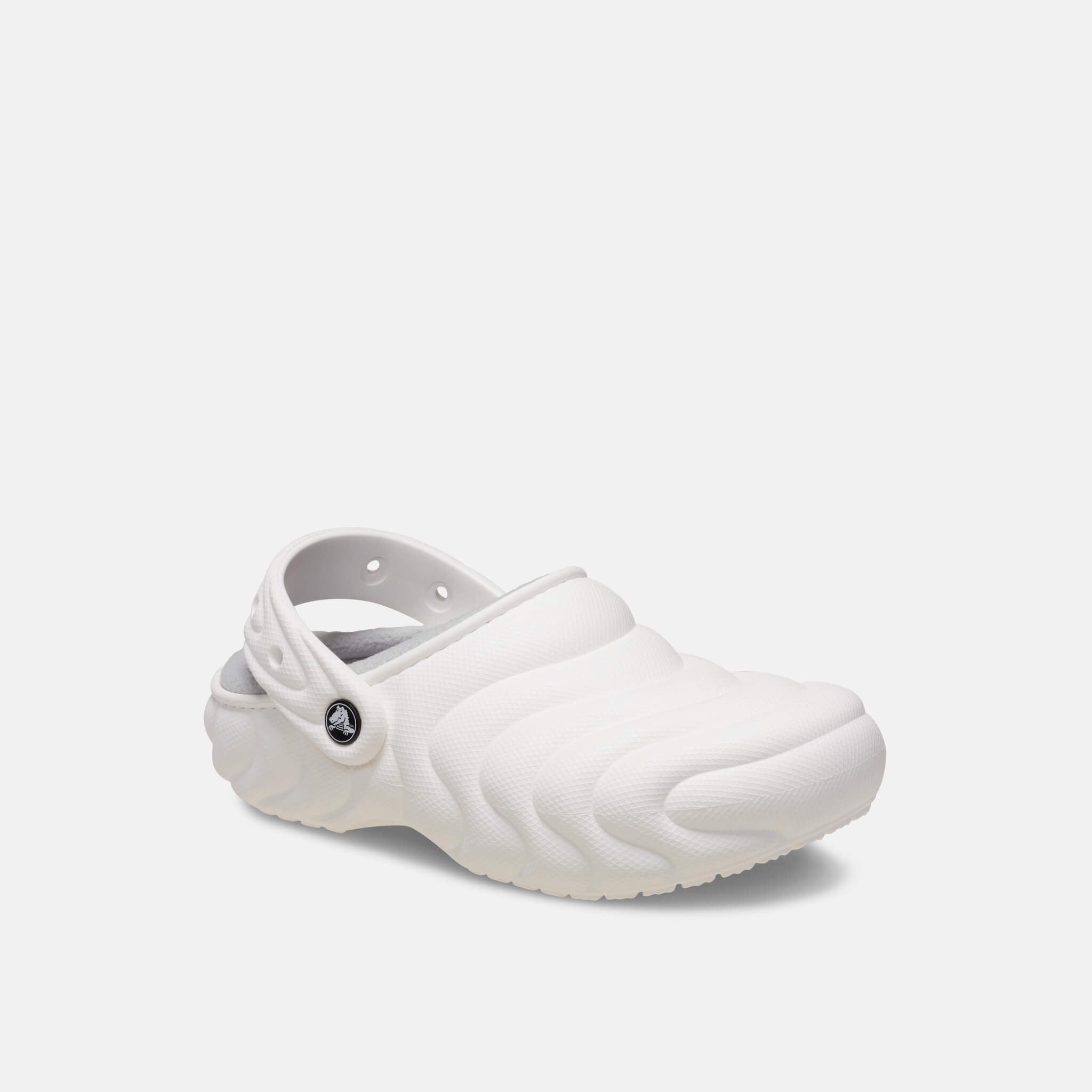 Classic Lined Overpuff Clog White