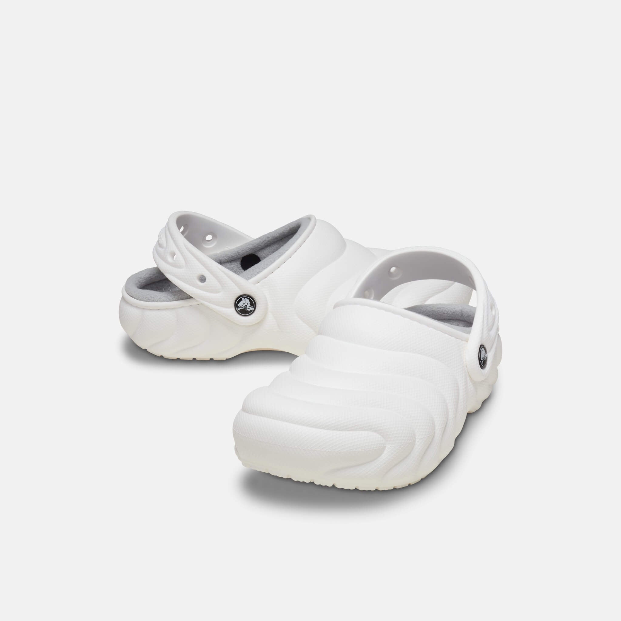 Classic Lined Overpuff Clog White