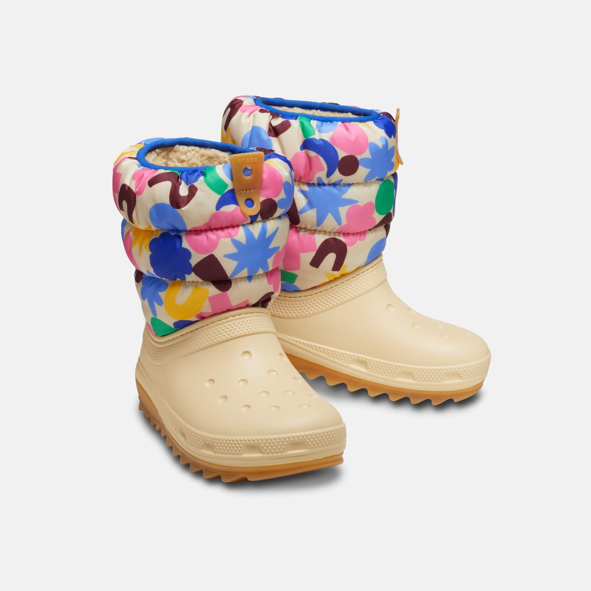 Classic NeoPuff Geo Shapes Boot K Shitake/Multi