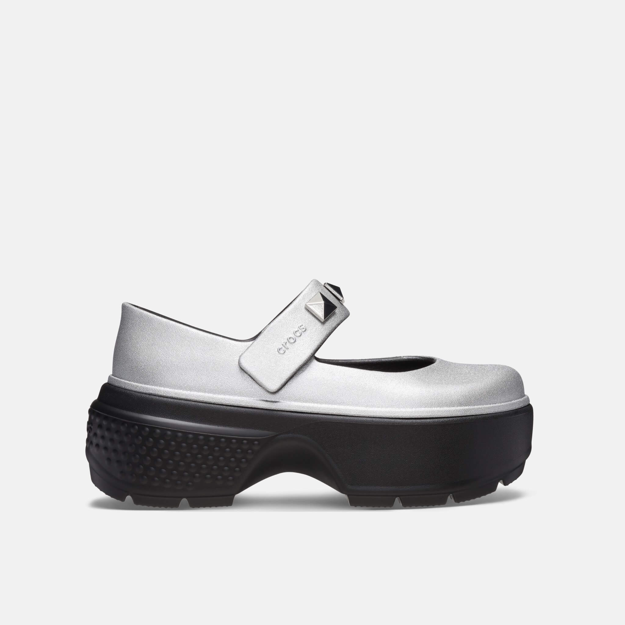 Stomp Metallic Mary Jane Silver