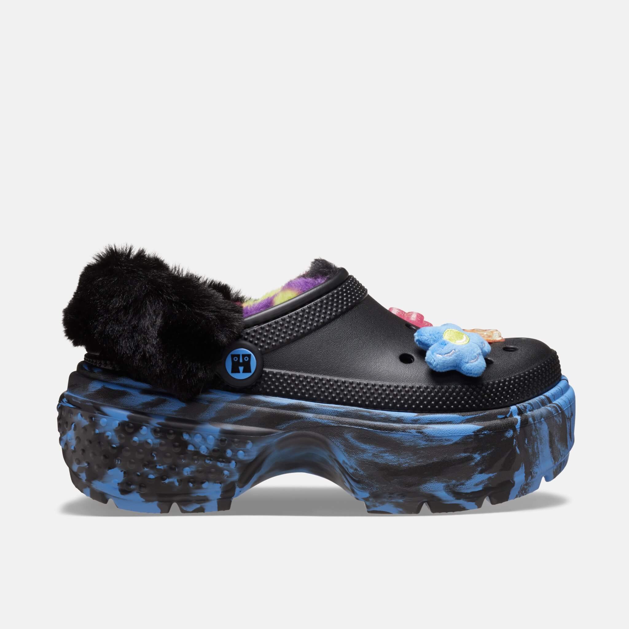 Happy Socks X Crocs Stomp Bundle Black/Teal