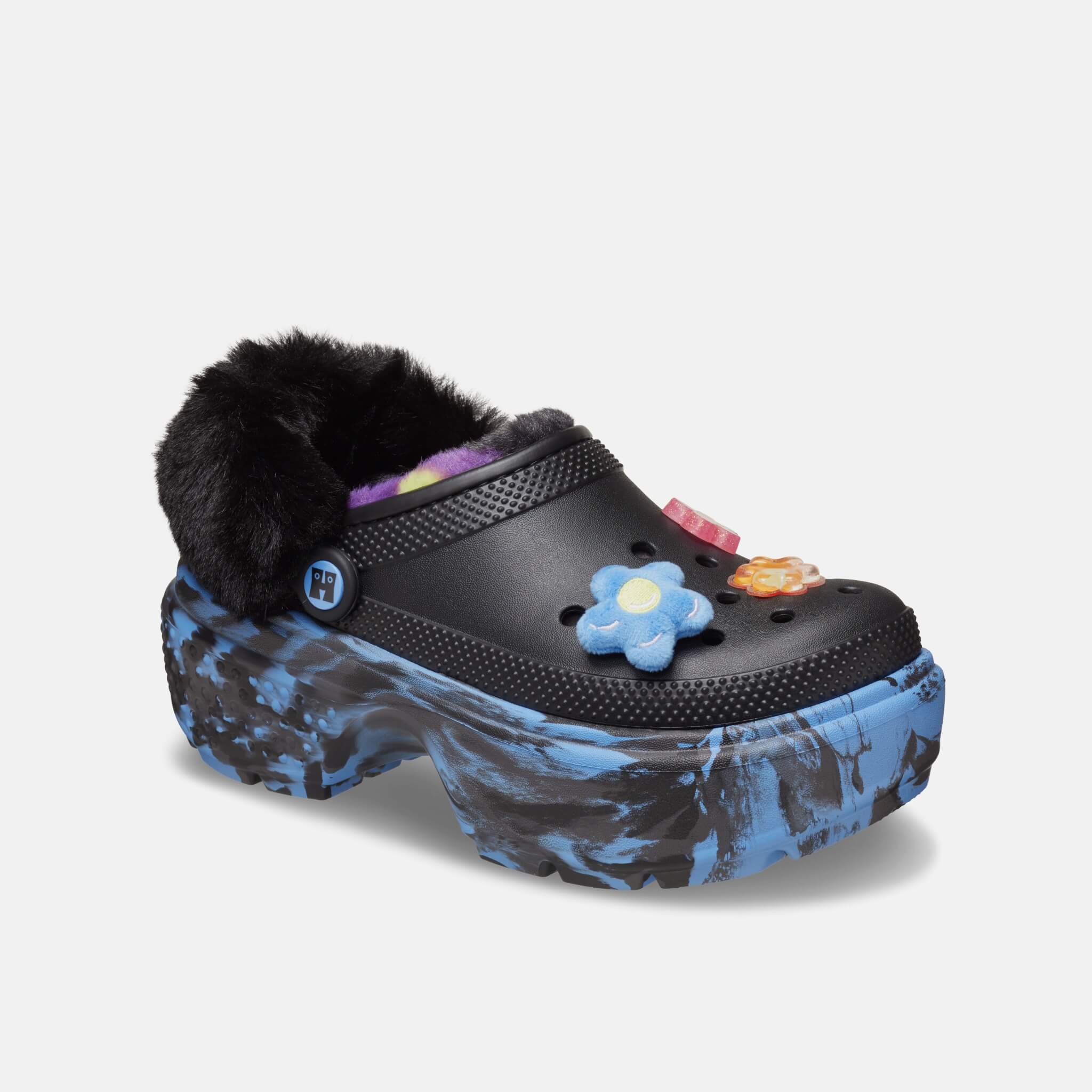 Happy Socks X Crocs Stomp Bundle Black/Teal