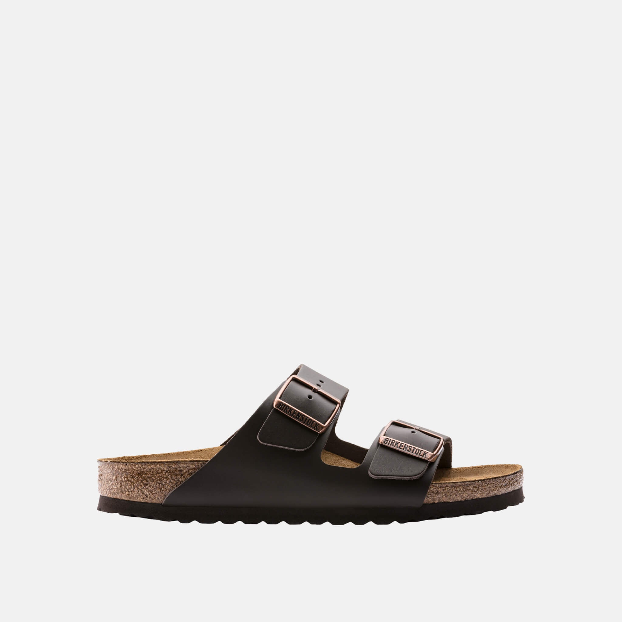 Hnedé Regular šľapky Birkenstock Arizona Smooth Leather