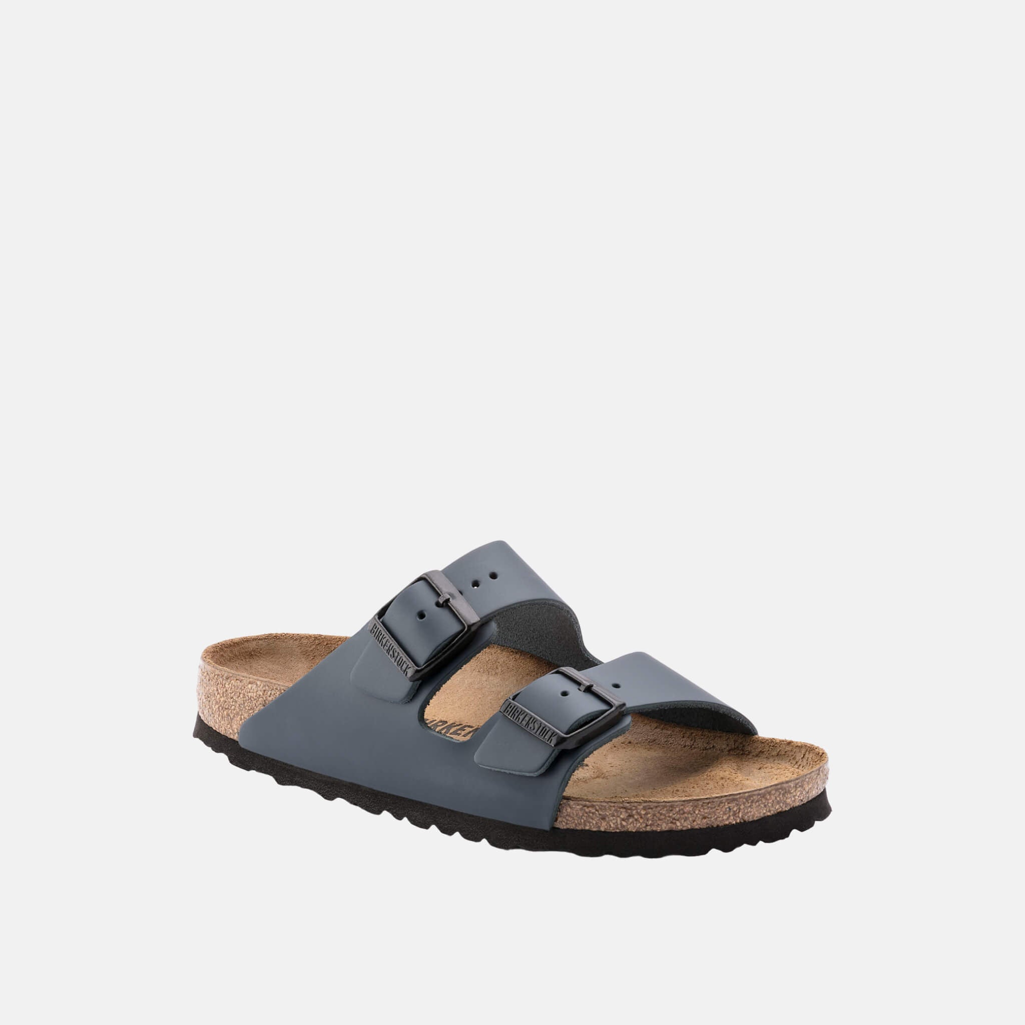 Modré Narrow šľapky Birkenstock Arizona Natural Leather