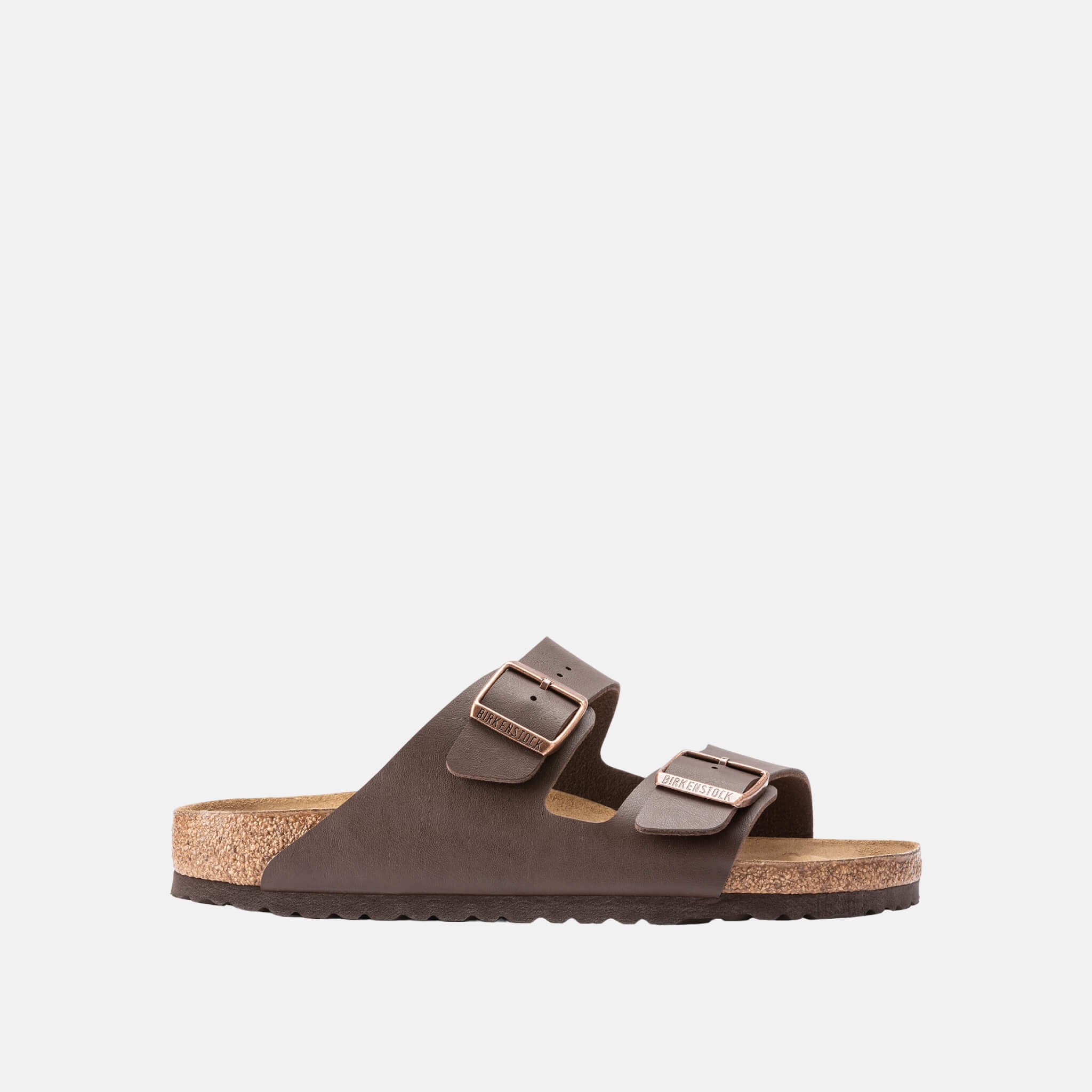 Hnedé Regular šľapky Birkenstock Arizona Birko-Flor