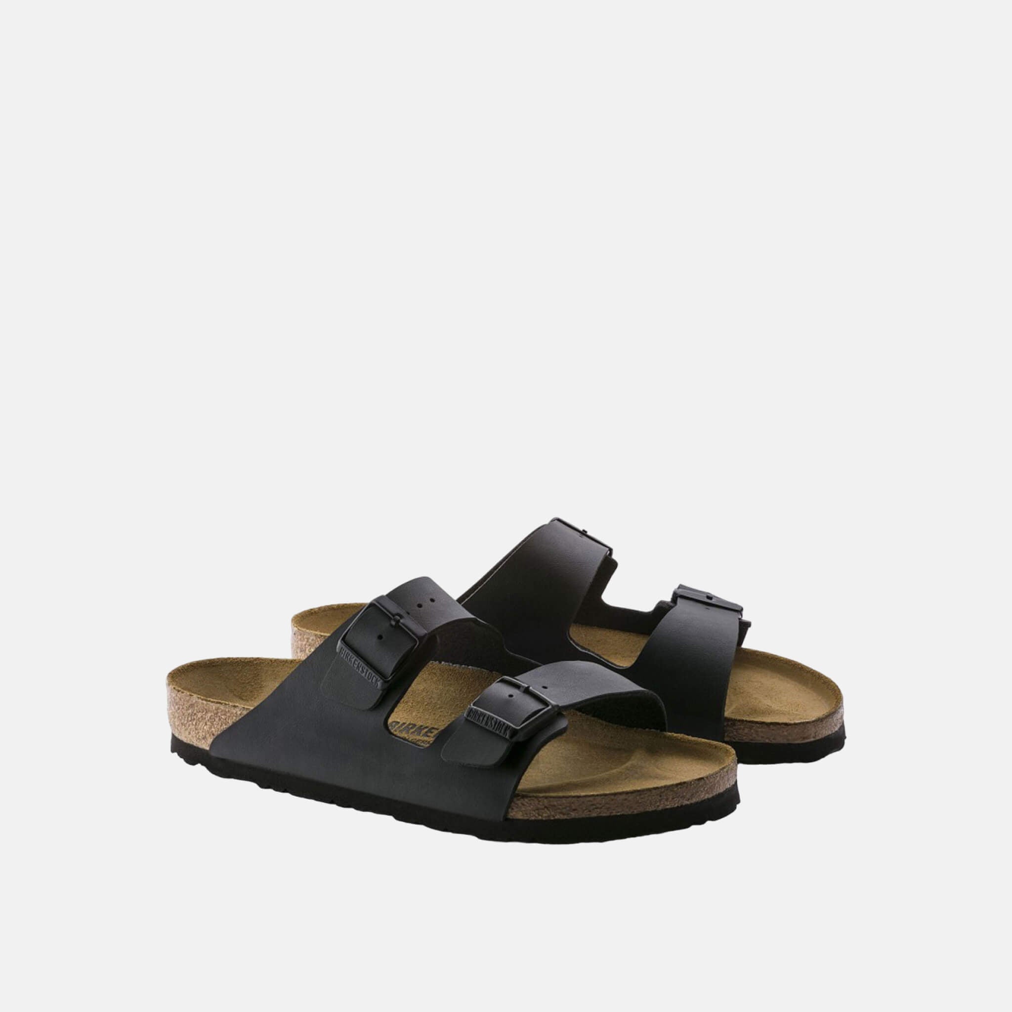 Čierne Regular papuče Birkenstock Arizona Birko-Flor