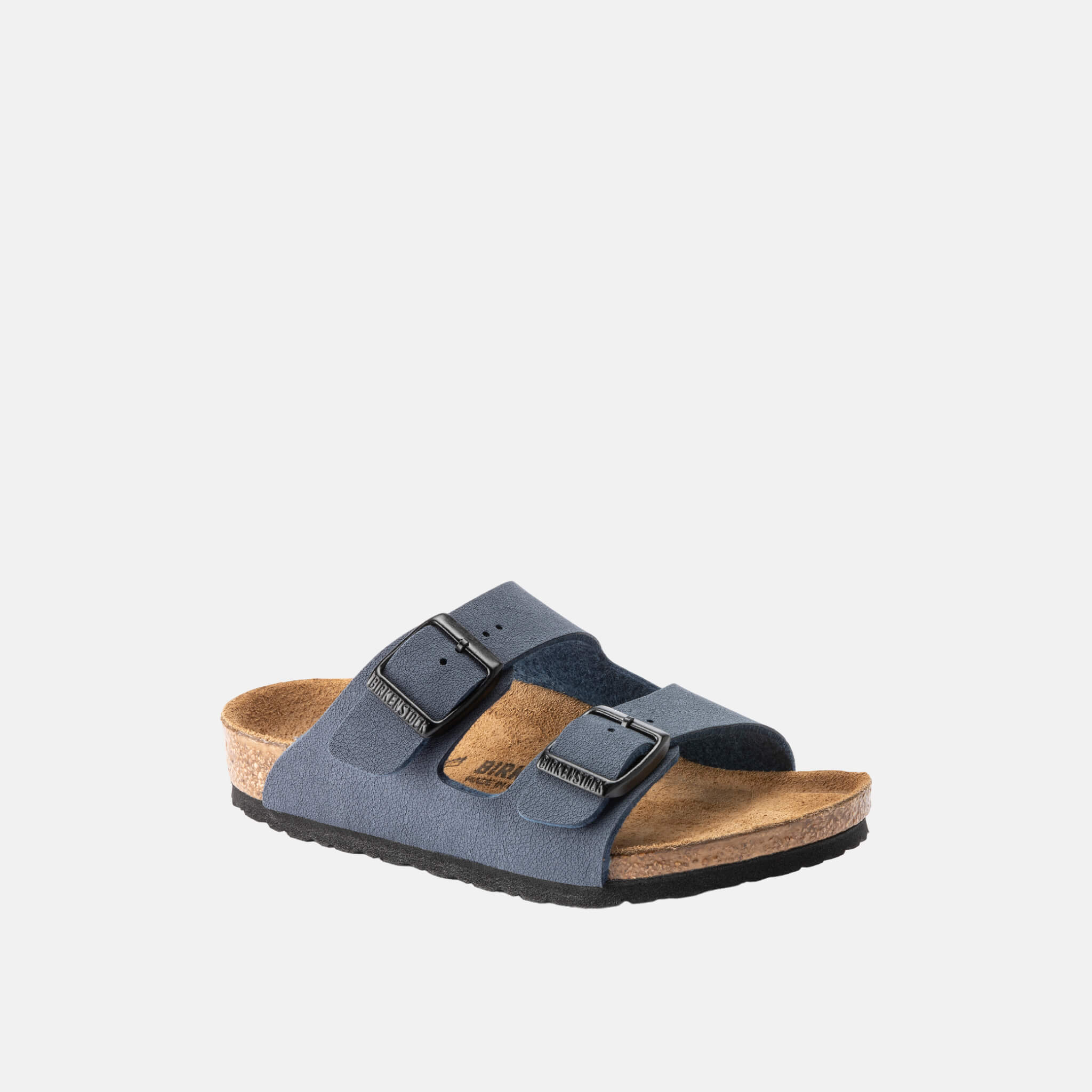 Modré Narrow šľapky Birkenstock Arizona Birko-Flor Nubuck