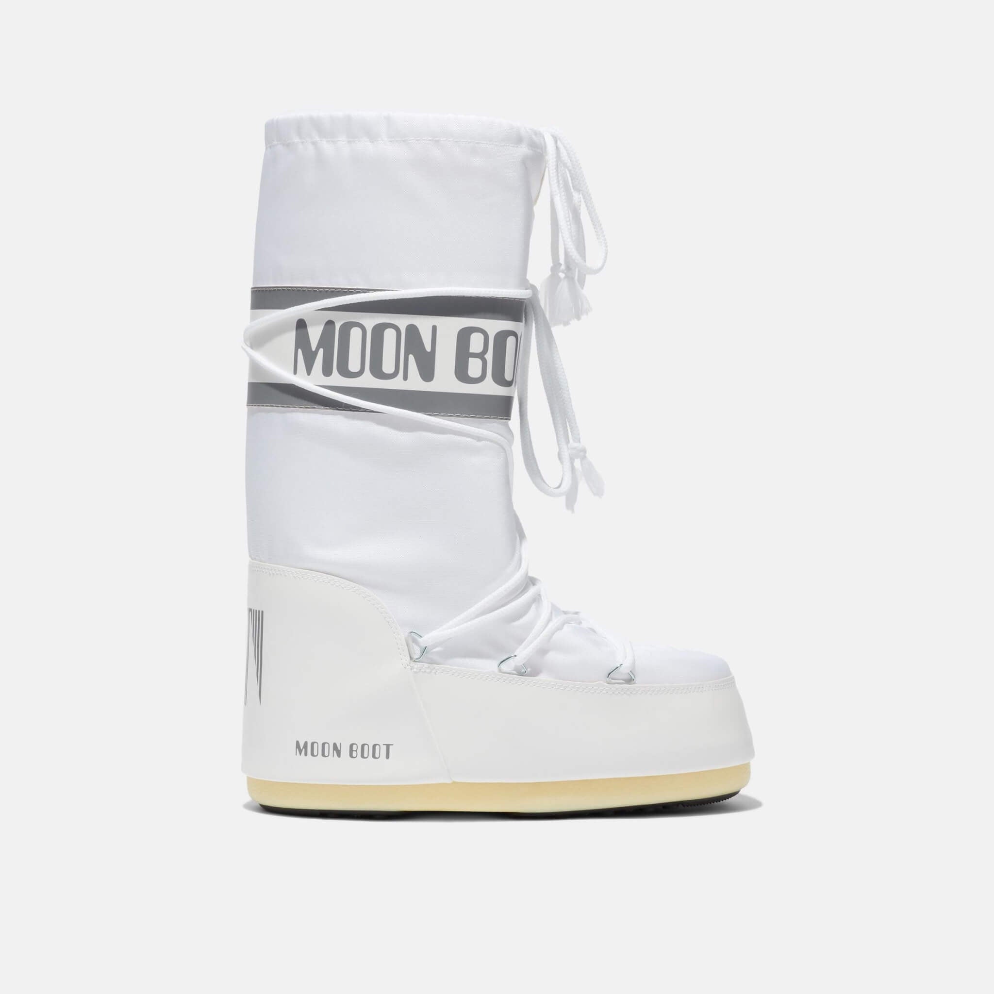 Dámske biele snehule Moon Boot Icon Nylon