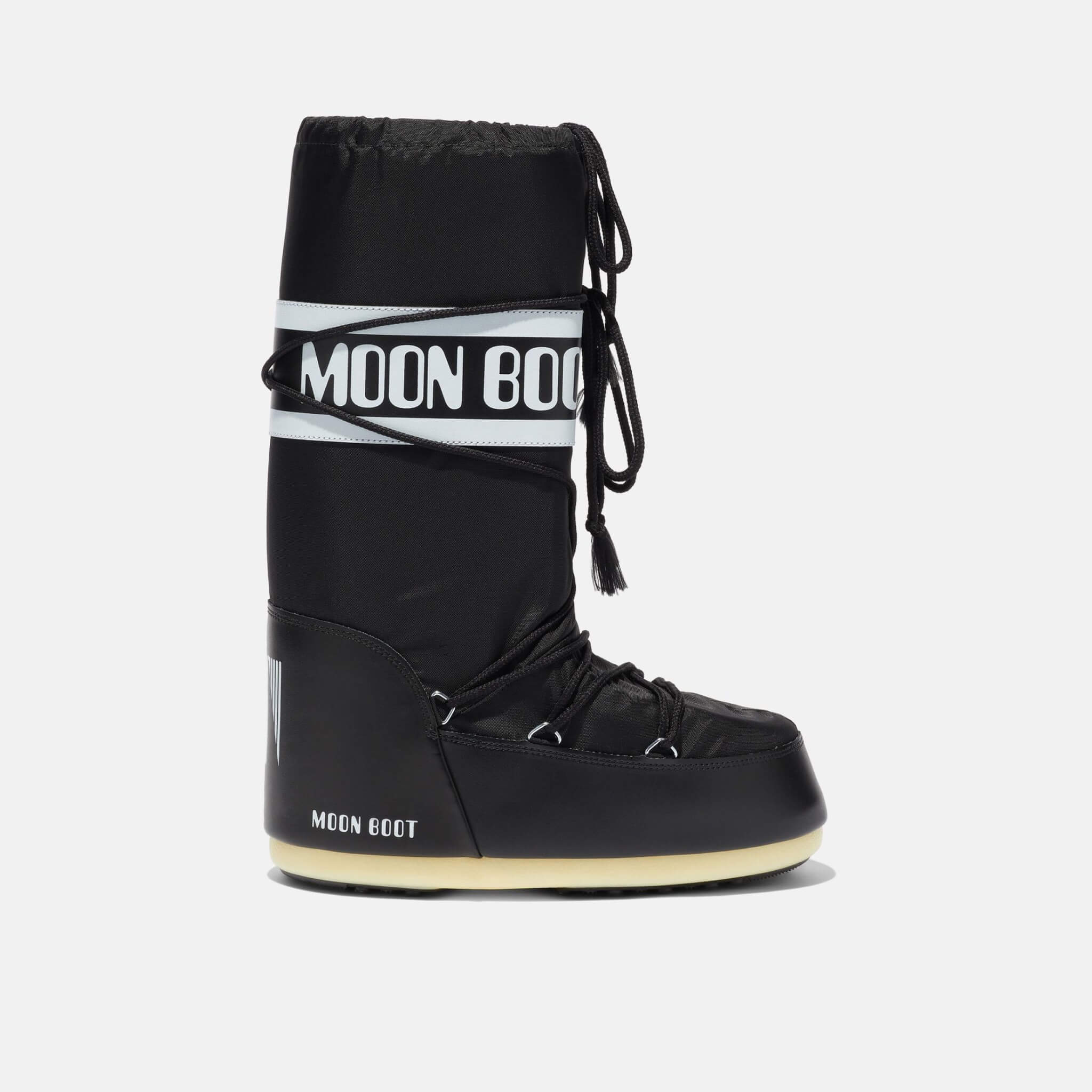 Dámske čierne snehule Moon Boot Icon Nylon